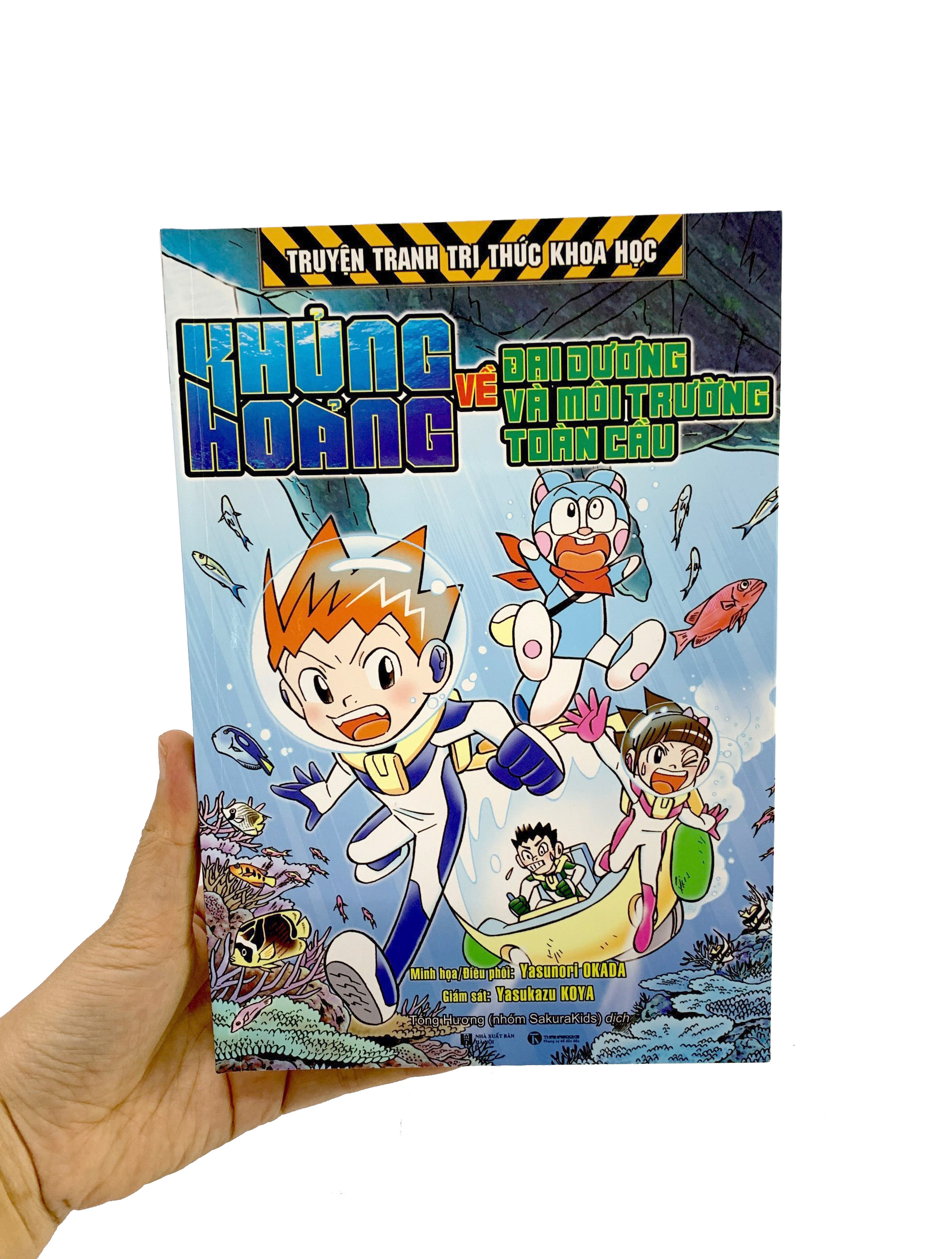truyện tranh tri thức khoa học - khủng hoảng về đại dương và môi trường toàn cầu