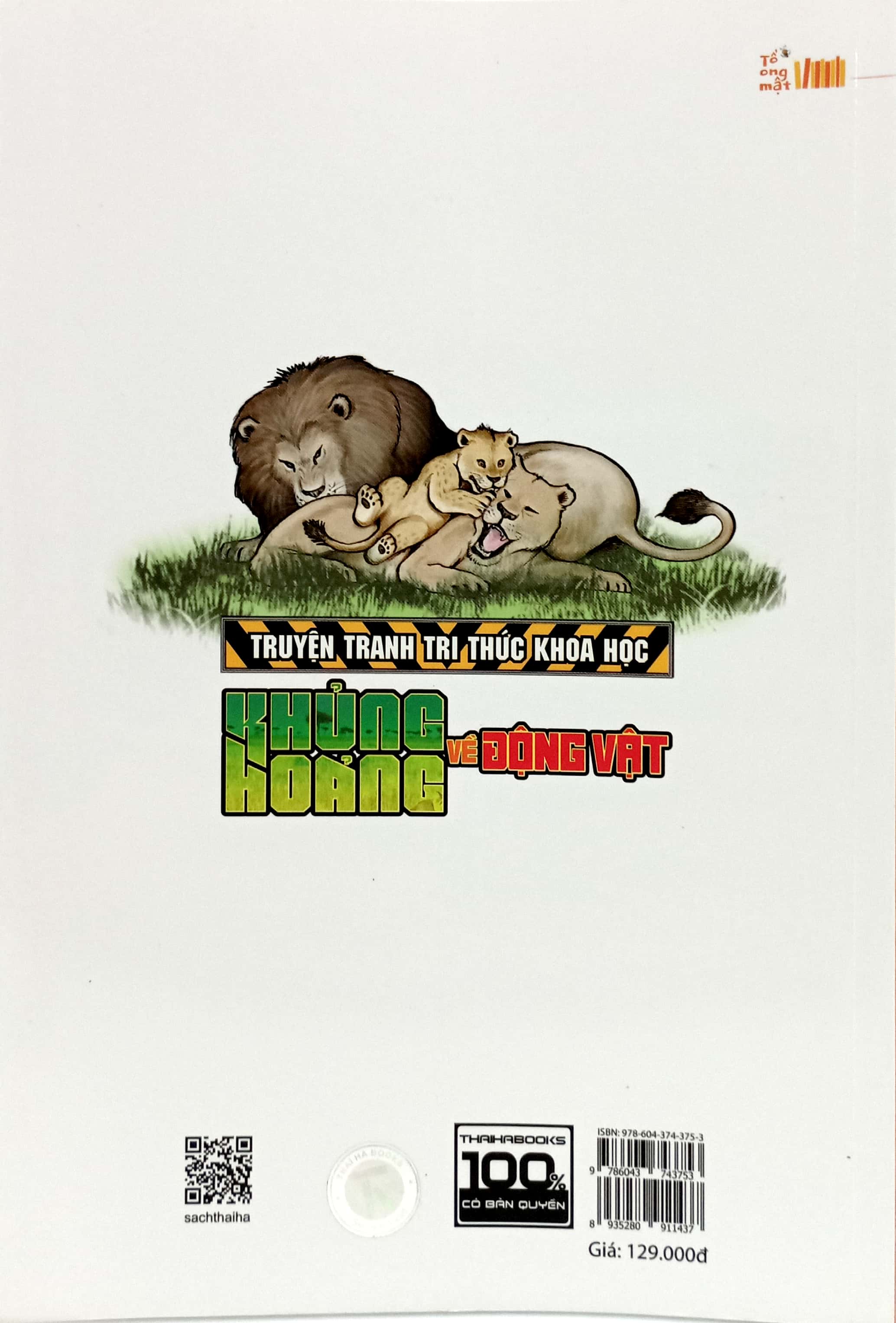 truyện tranh tri thức khoa học - khủng hoảng về động vật