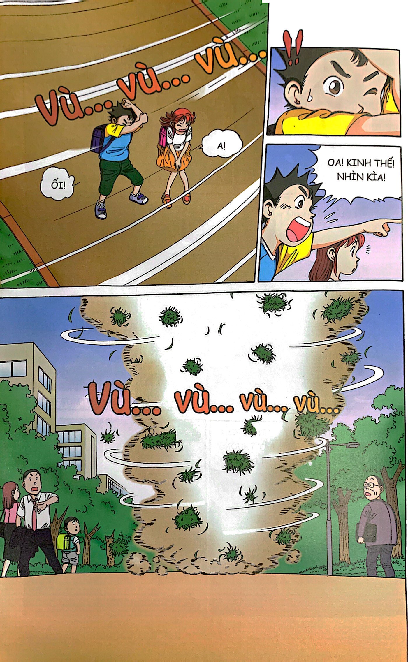 truyện tranh tri thức khoa học - khủng hoảng về lốc xoáy