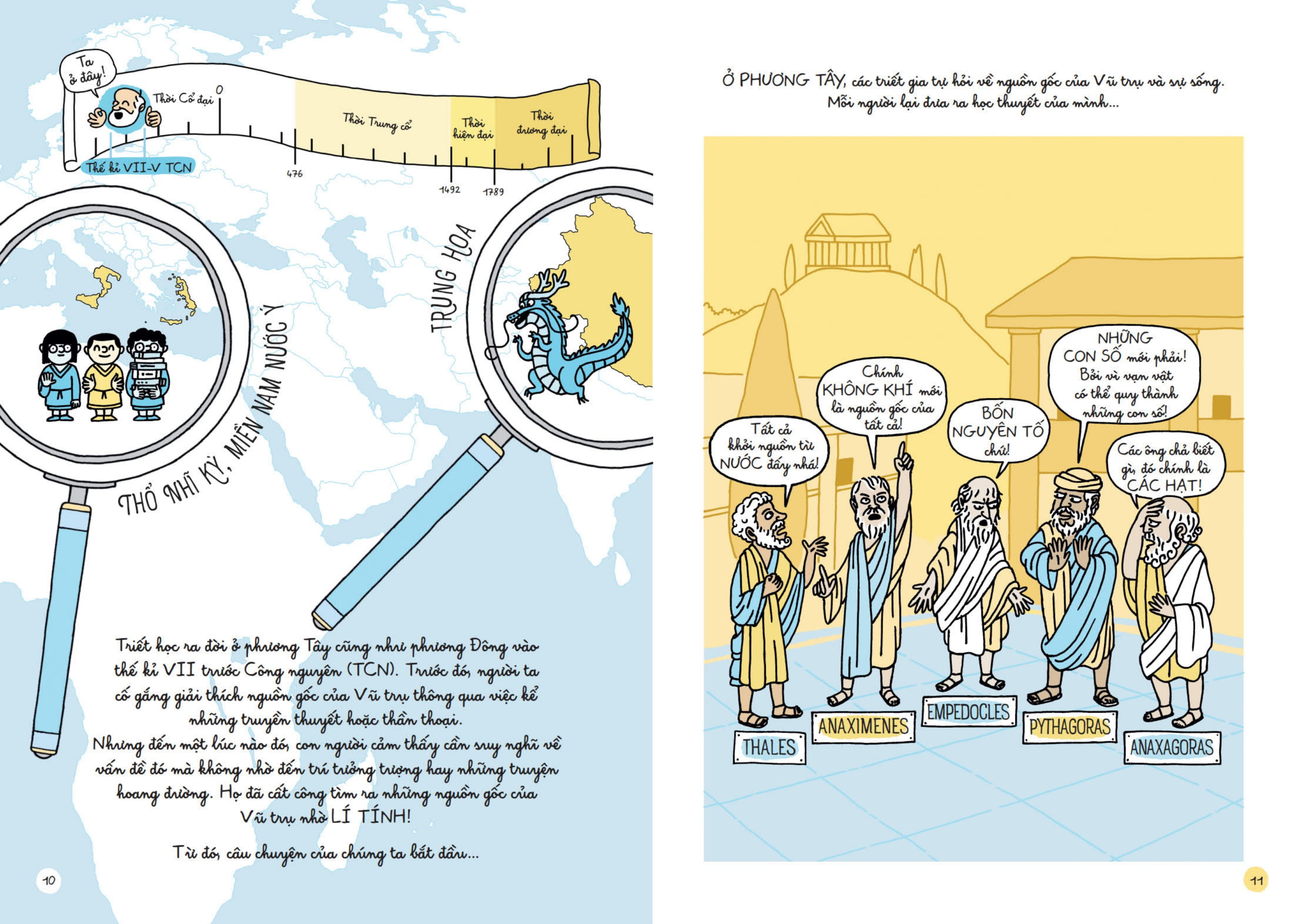 truyện tranh triết học cho trẻ em, và cả… cho người lớn - các nhà hiền triết bất kham