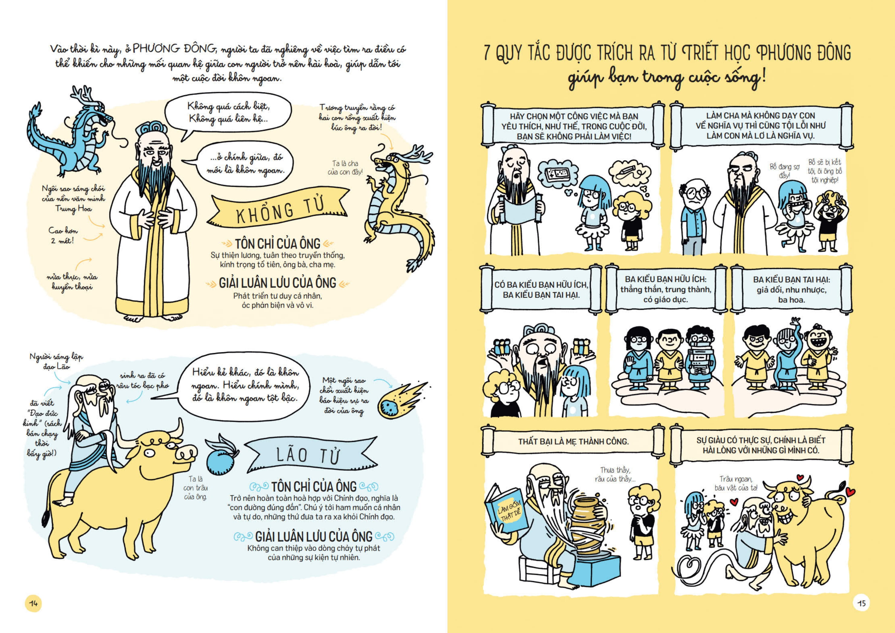 truyện tranh triết học cho trẻ em, và cả… cho người lớn - các nhà hiền triết bất kham