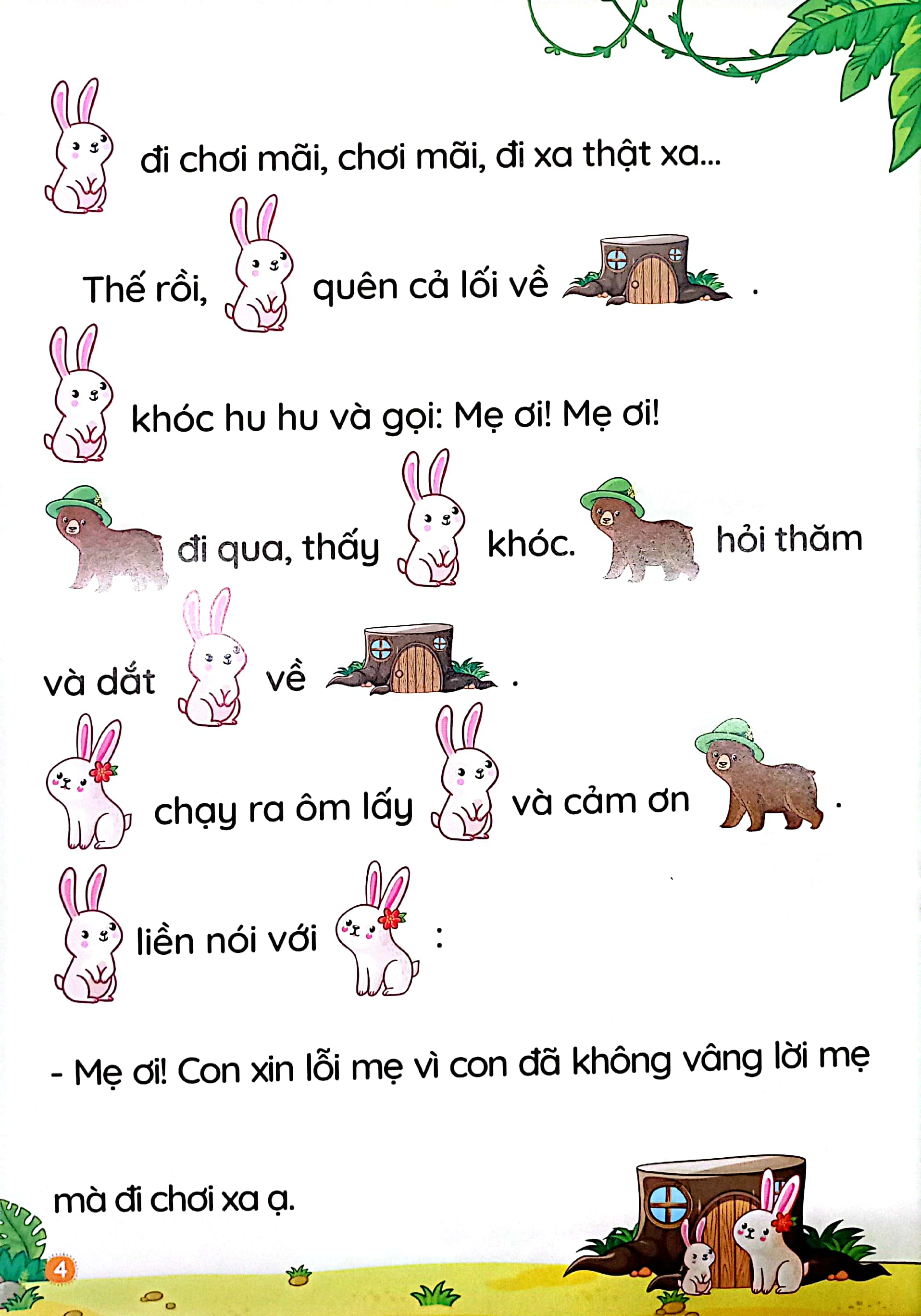 truyện tranh tư duy cho bé - những câu chuyện dạy con luôn ngoan ngoãn, vâng lời cha mẹ