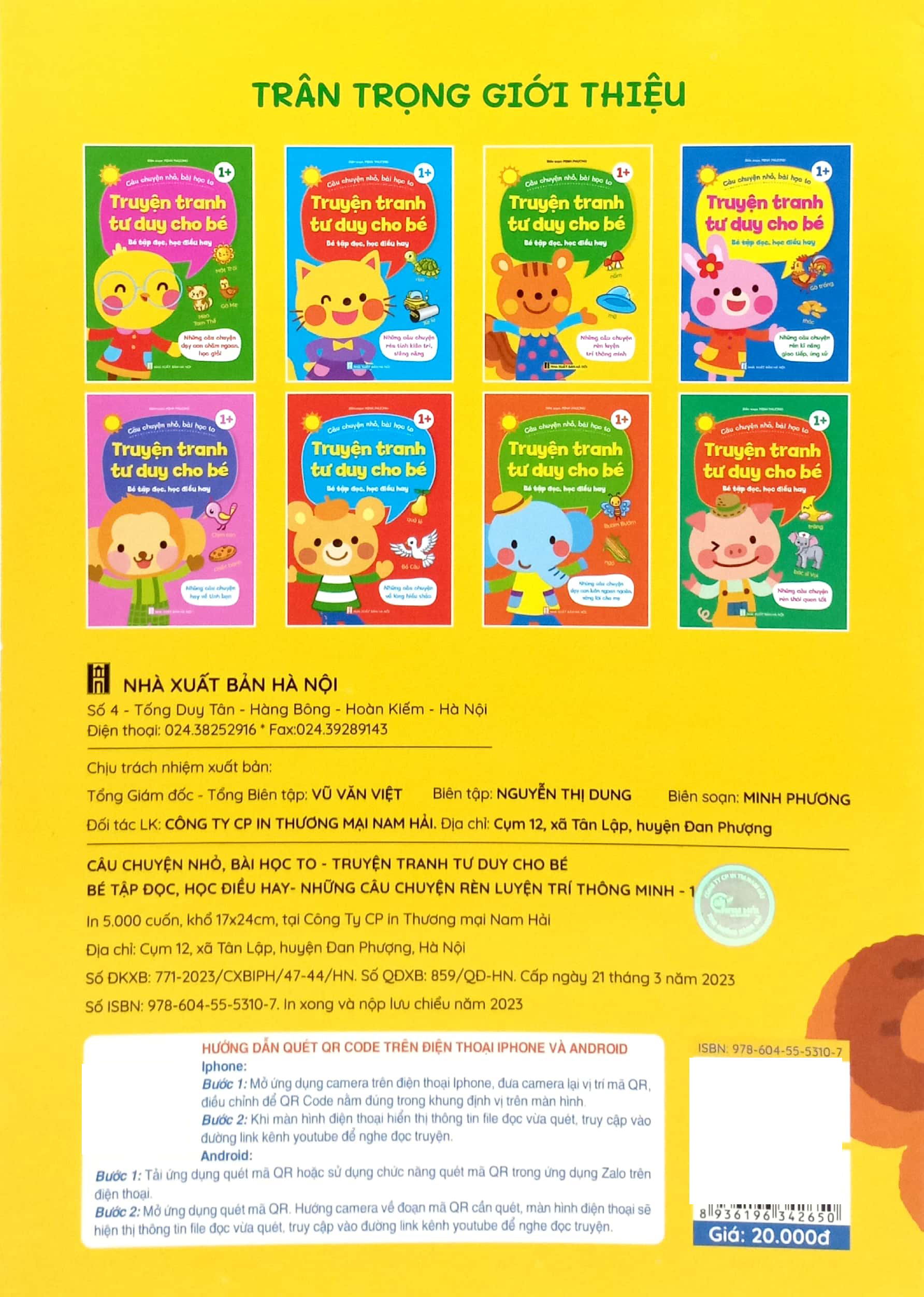 truyện tranh tư duy cho bé - những câu chuyện rèn luyện trí thông minh