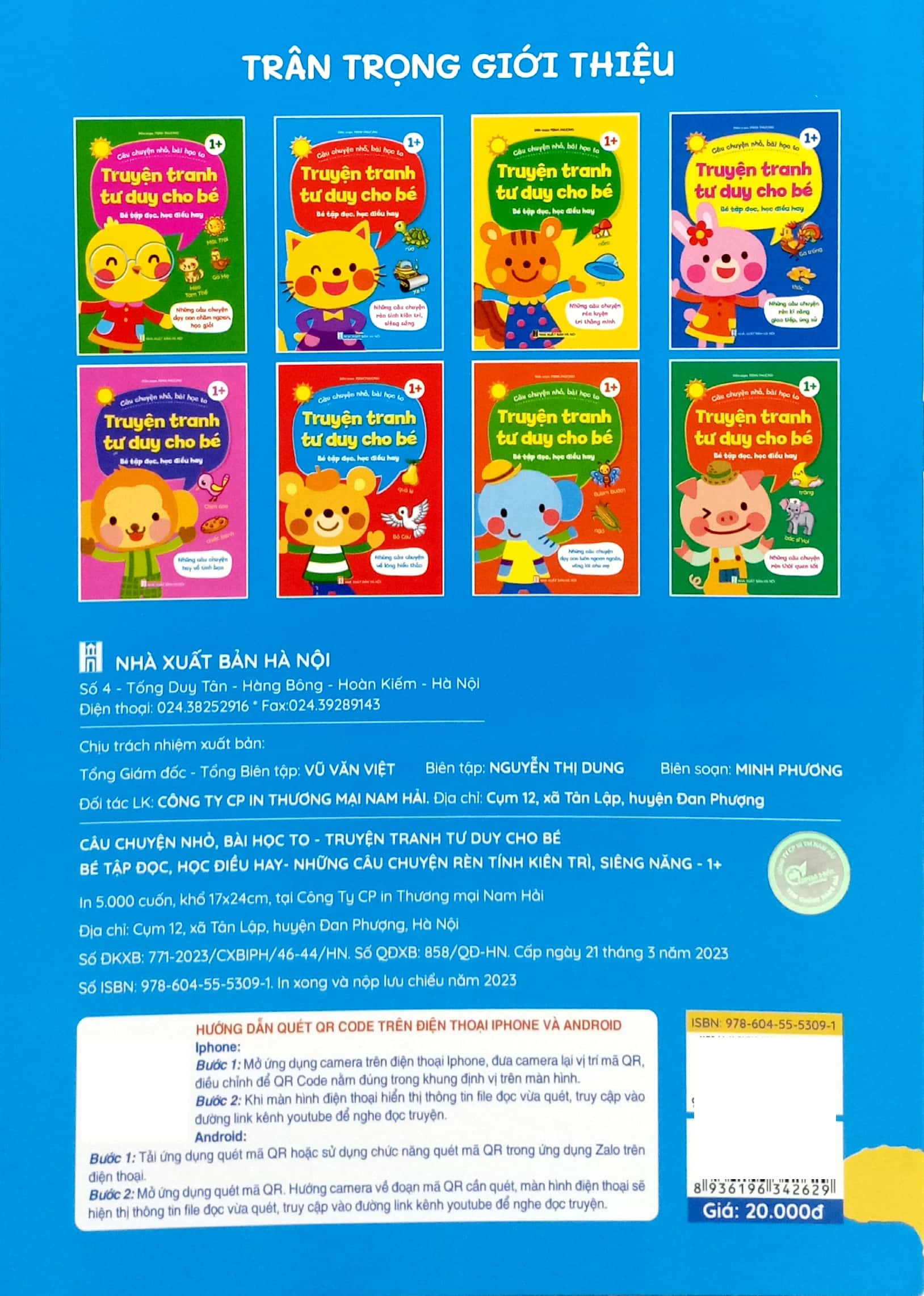 truyện tranh tư duy cho bé - những câu chuyện rèn tính kiên trì, siêng năng