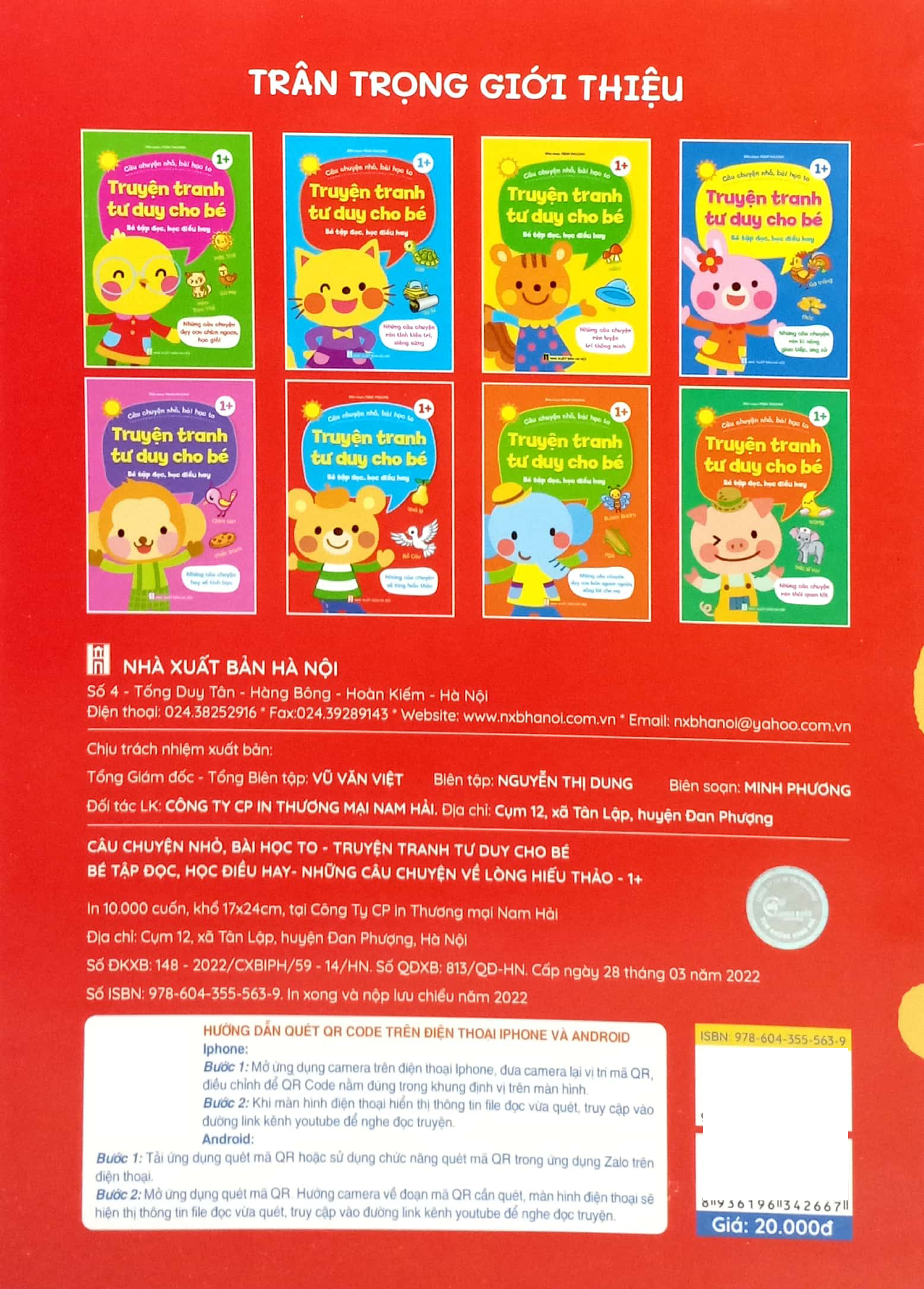 truyện tranh tư duy cho bé - những câu chuyện về lòng hiếu thảo