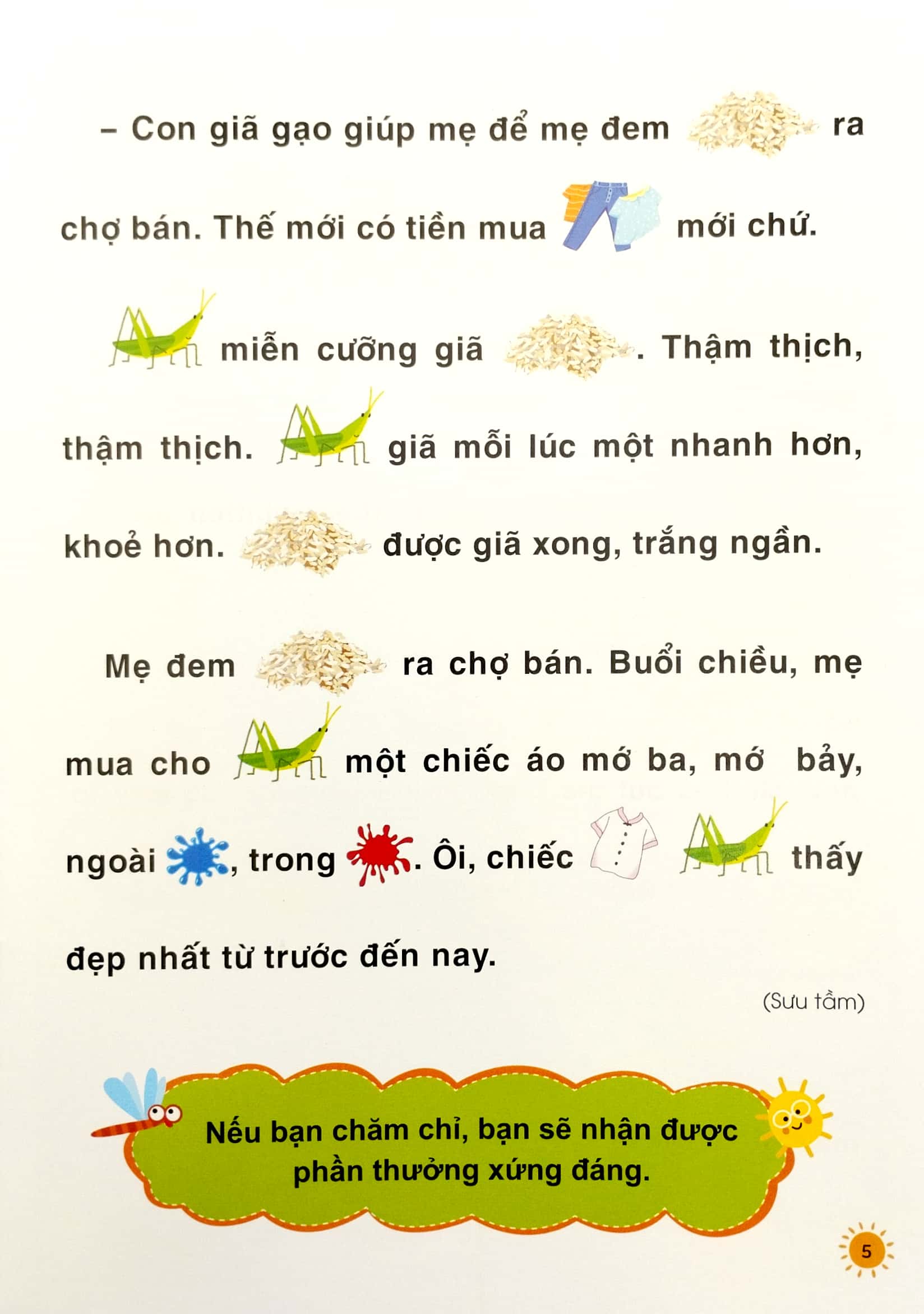 truyện tranh tư duy cho bé - song ngữ việt-anh - chăm chỉ