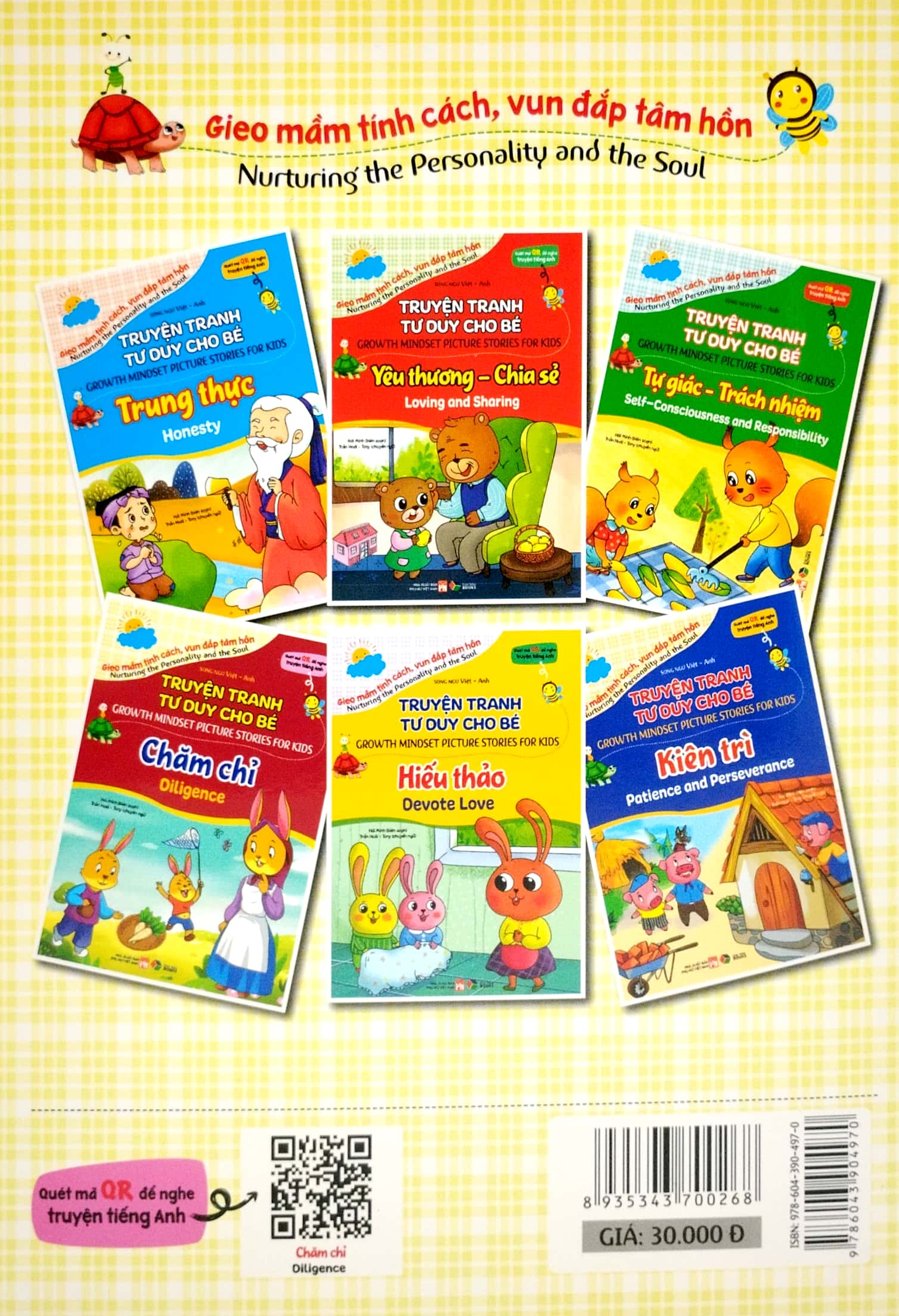 truyện tranh tư duy cho bé - song ngữ việt-anh - chăm chỉ