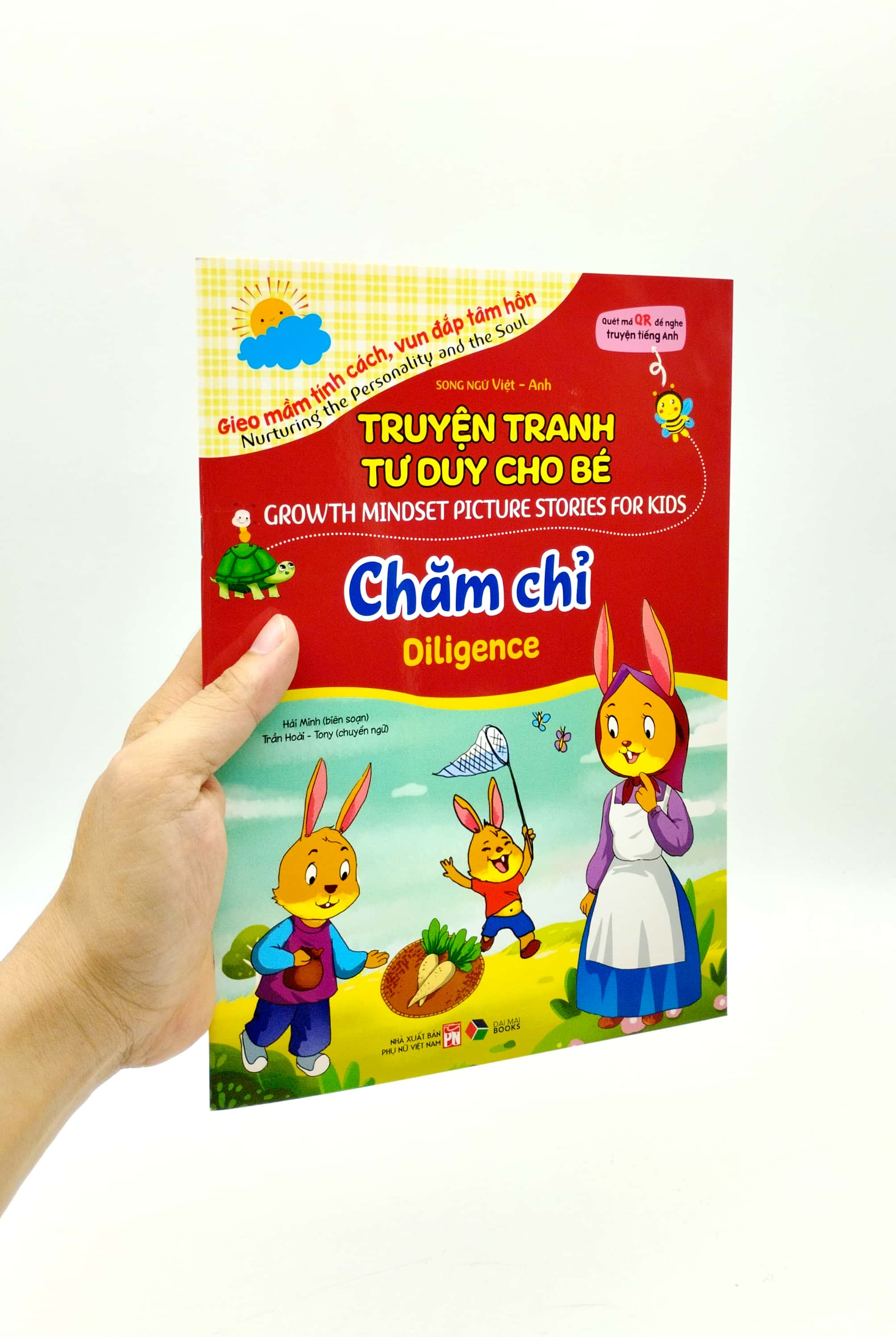 truyện tranh tư duy cho bé - song ngữ việt-anh - chăm chỉ