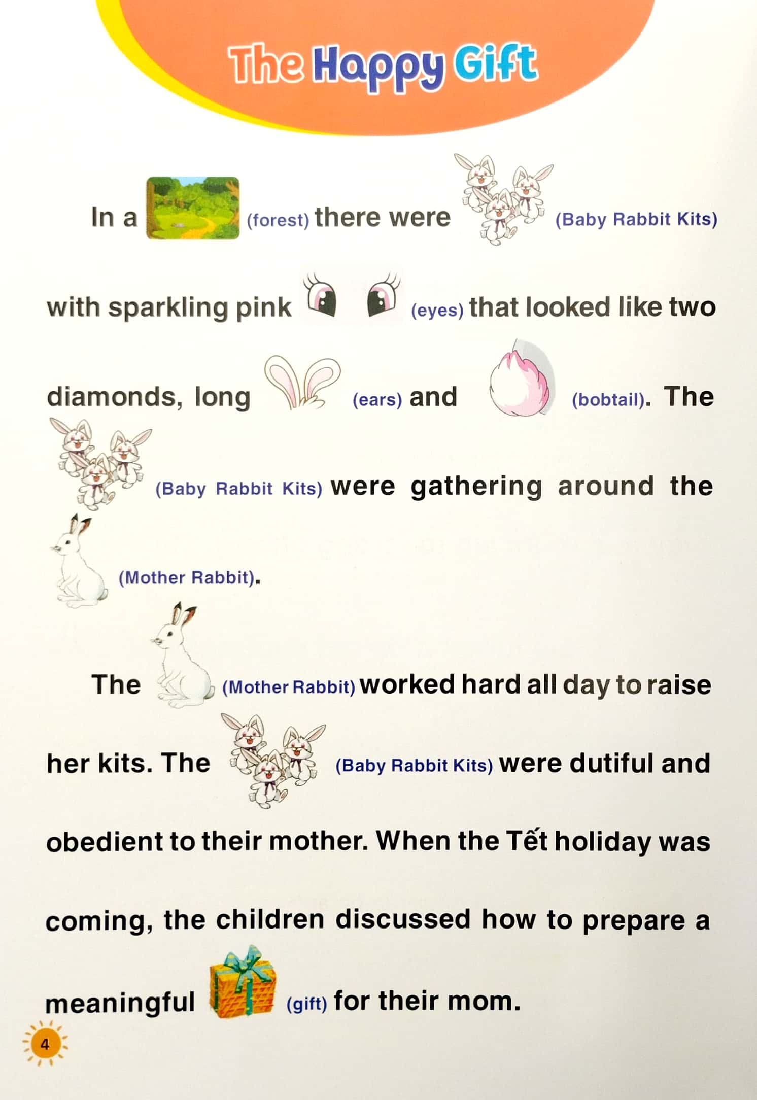 truyện tranh tư duy cho bé - song ngữ việt-anh - hiếu thảo