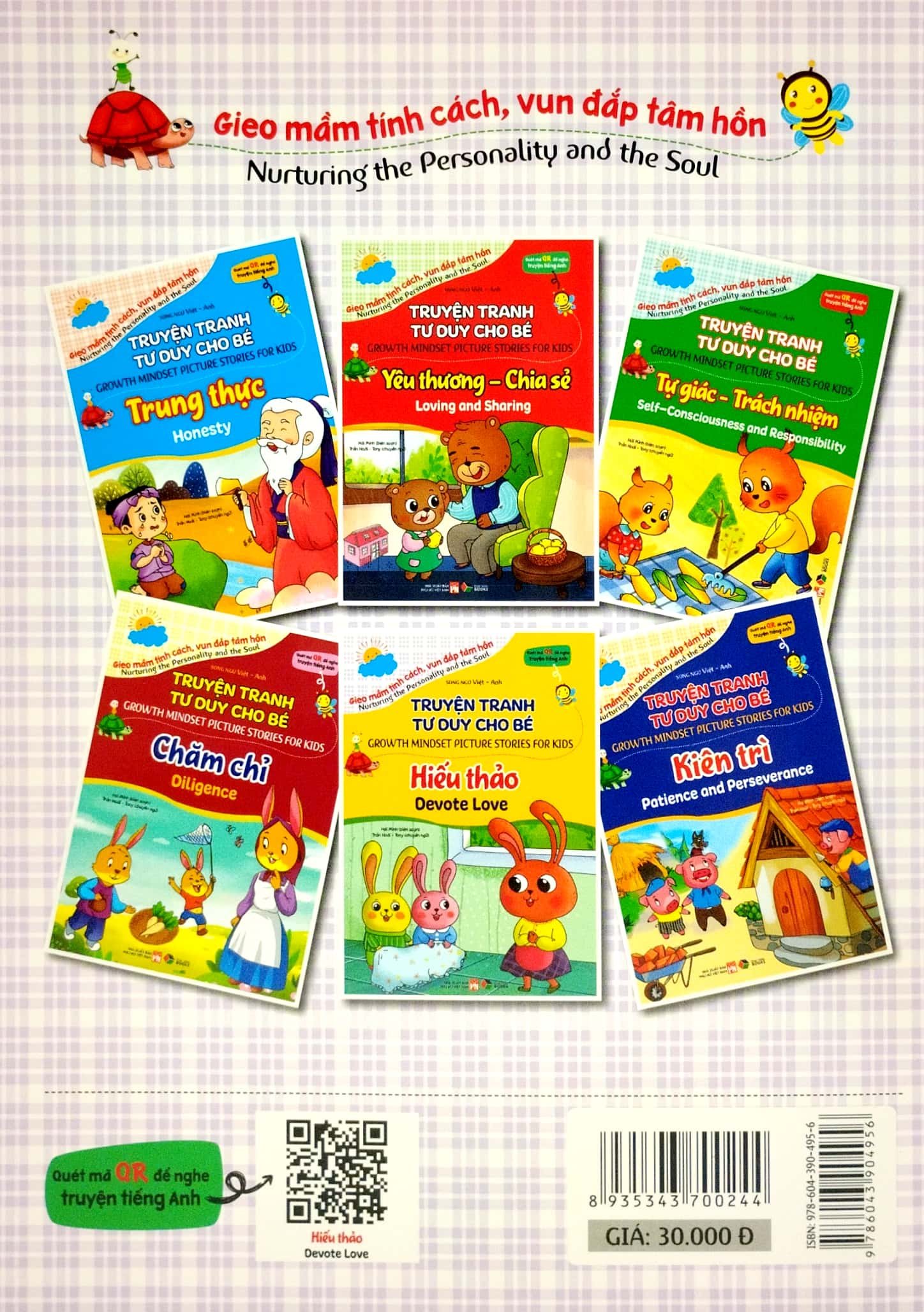 truyện tranh tư duy cho bé - song ngữ việt-anh - hiếu thảo