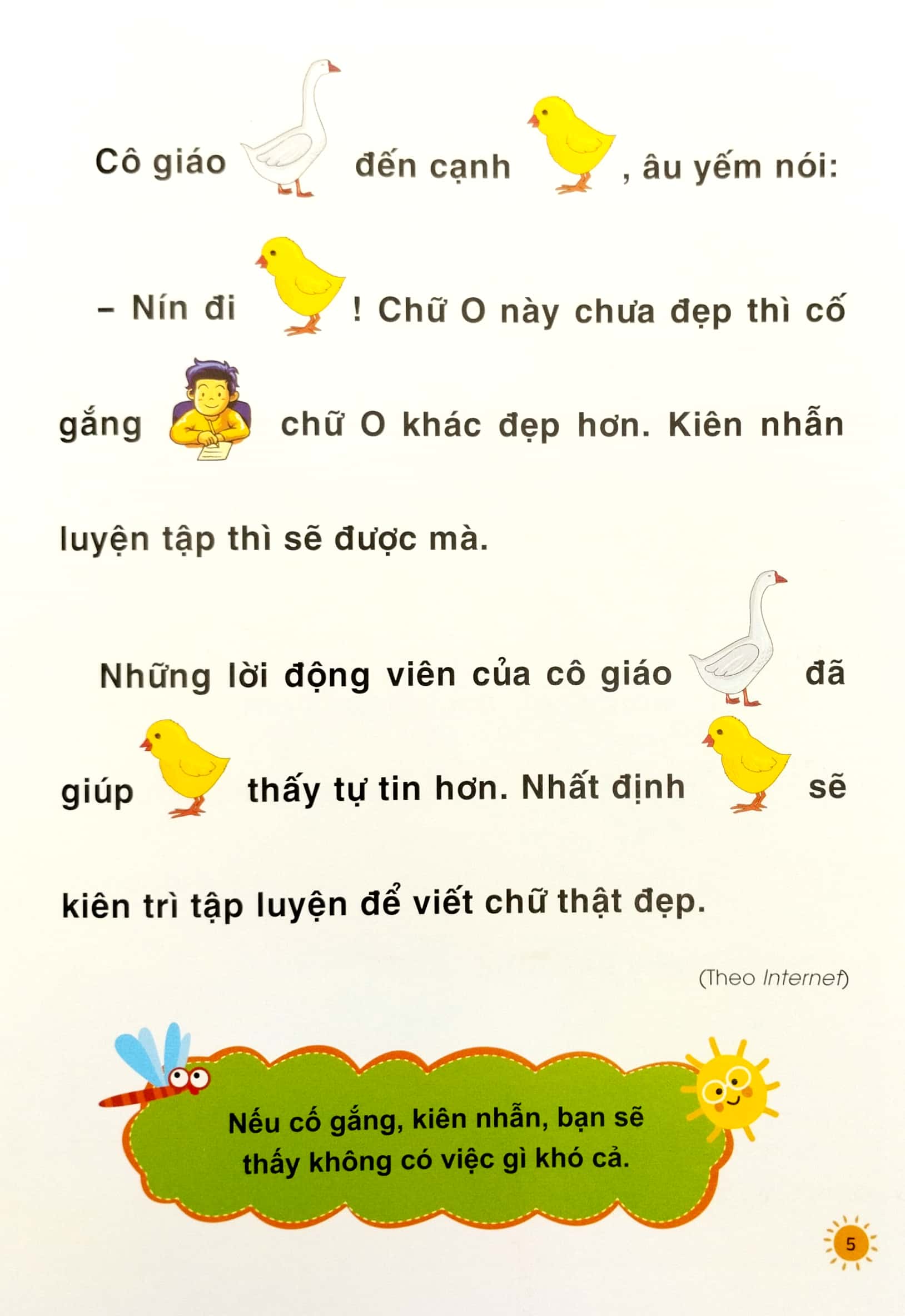 truyện tranh tư duy cho bé - song ngữ việt-anh - kiên trì