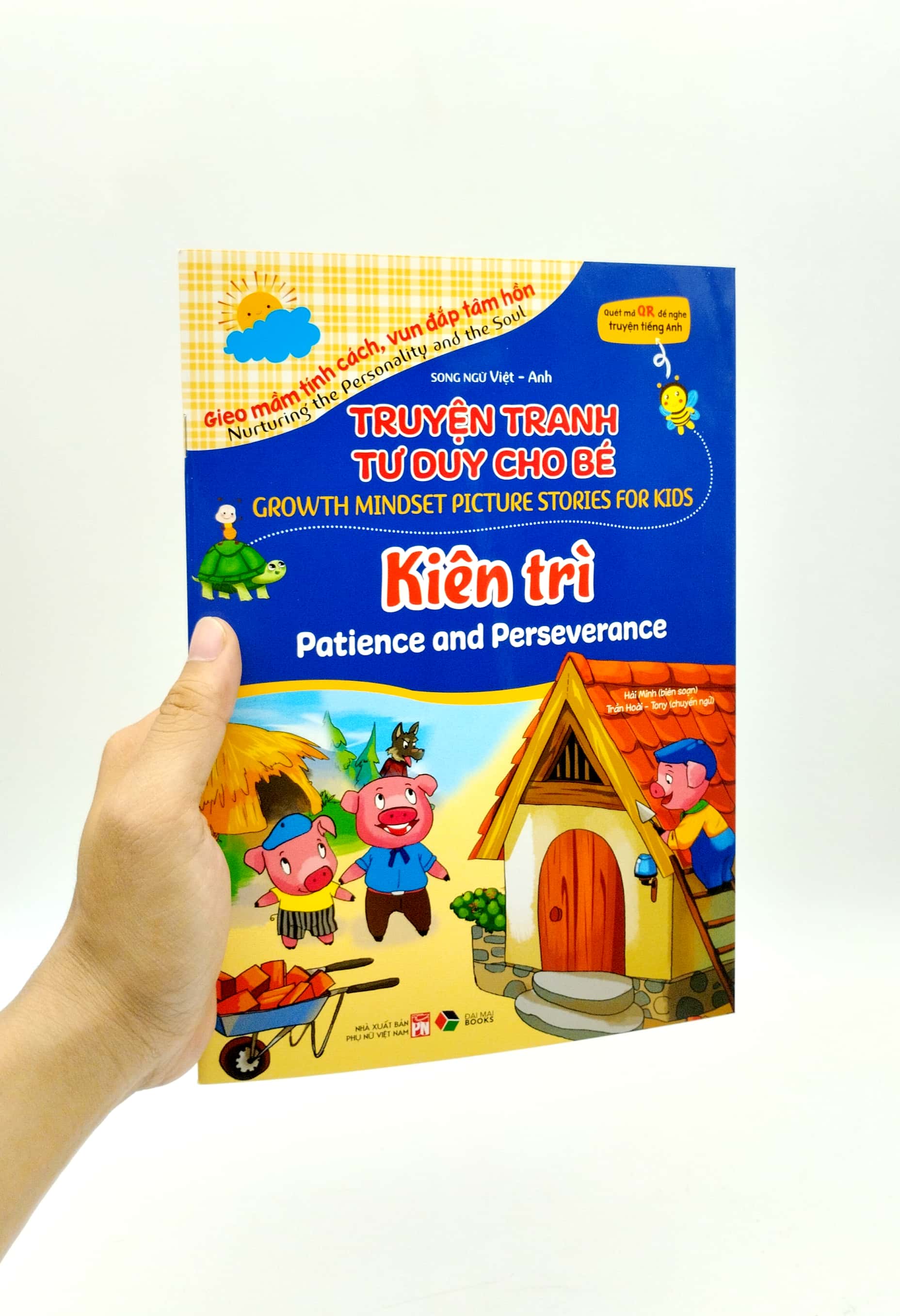 truyện tranh tư duy cho bé - song ngữ việt-anh - kiên trì