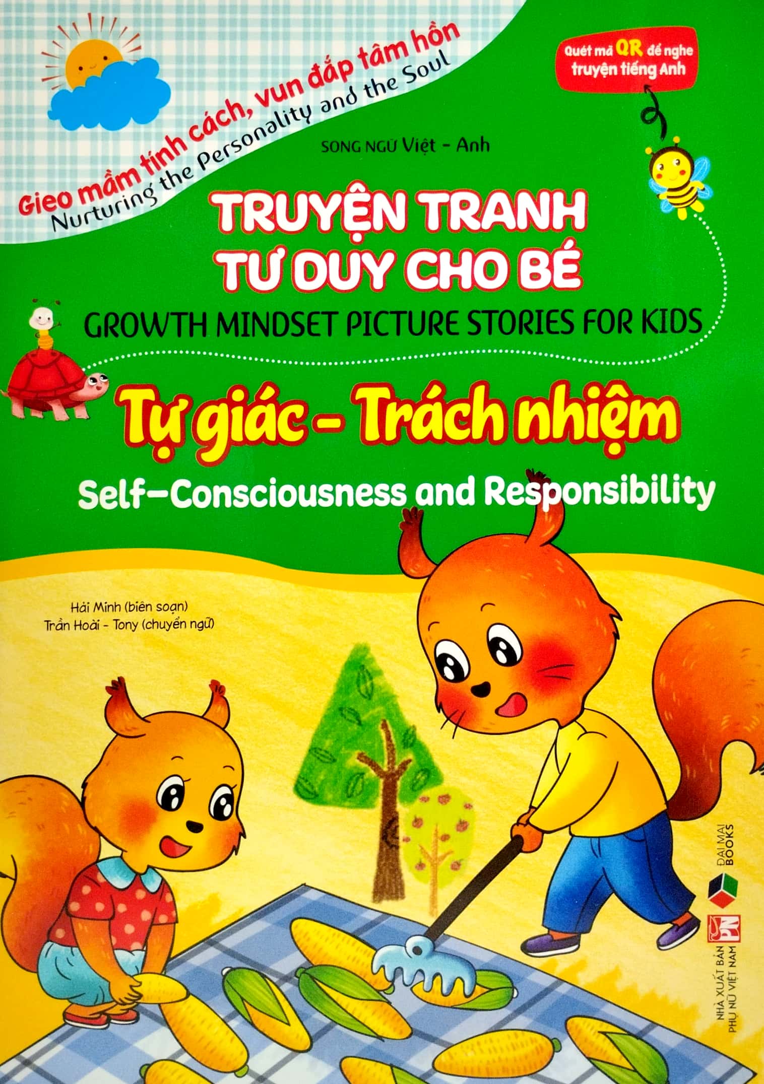 truyện tranh tư duy cho bé - song ngữ việt-anh - tự giác và trách nhiệm