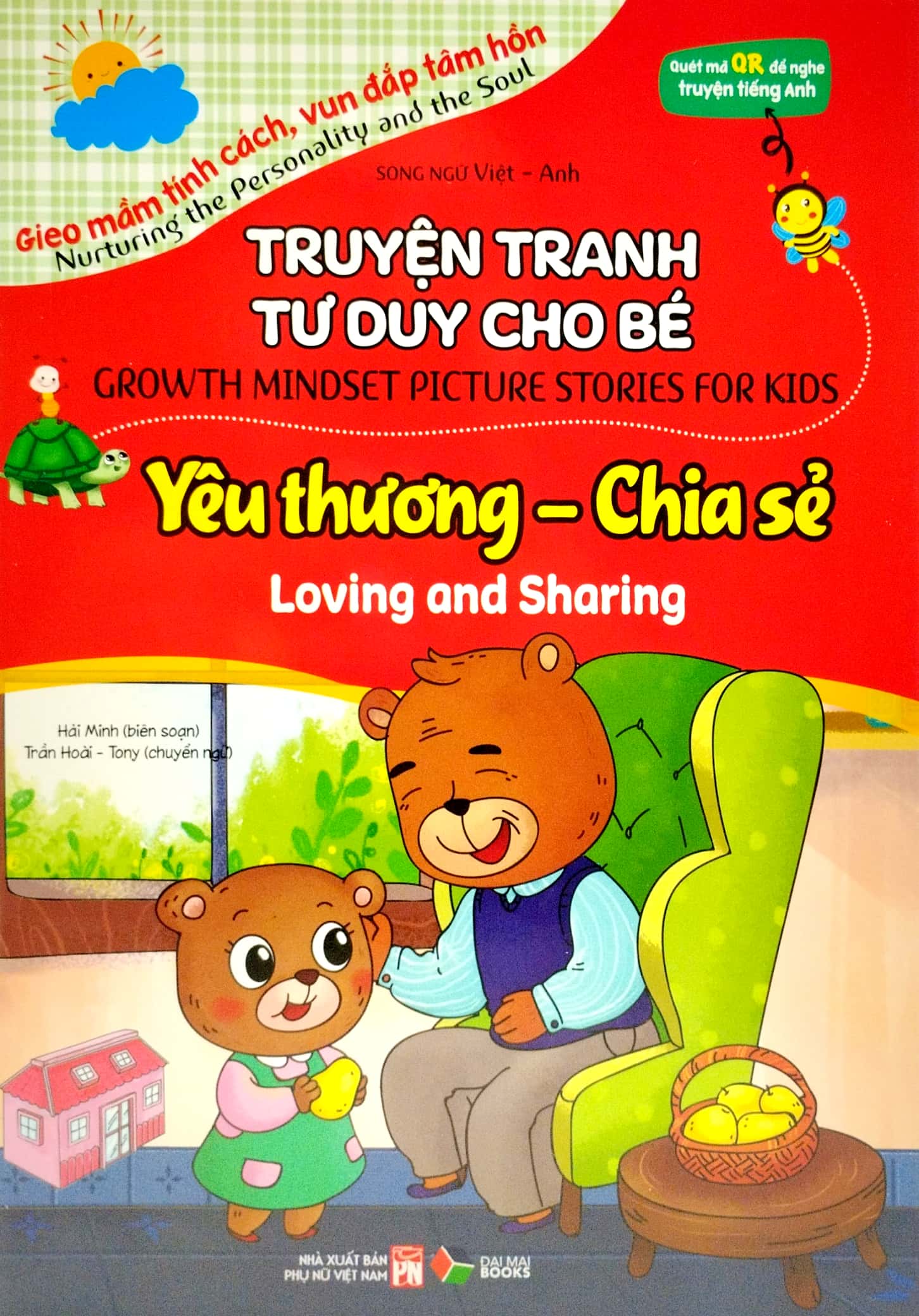 truyện tranh tư duy cho bé - song ngữ việt-anh - yêu thương và chia sẻ