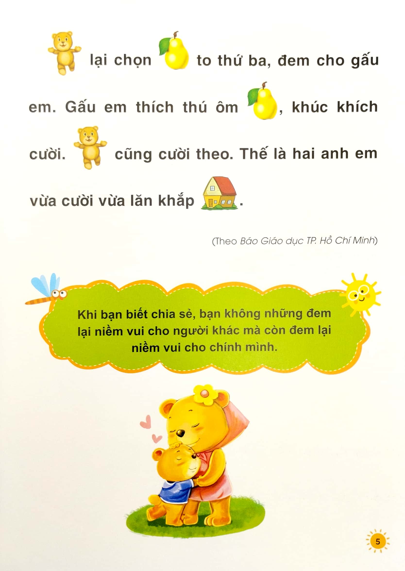 truyện tranh tư duy cho bé - song ngữ việt-anh - yêu thương và chia sẻ