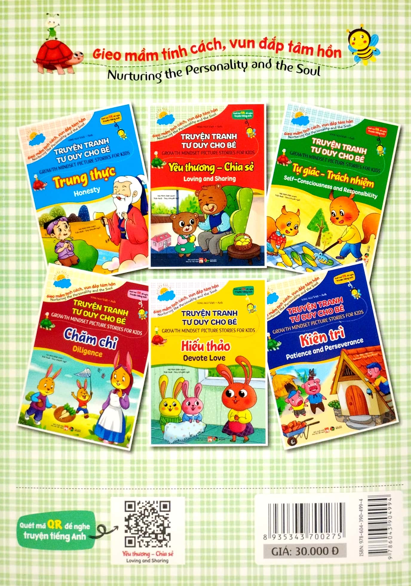 truyện tranh tư duy cho bé - song ngữ việt-anh - yêu thương và chia sẻ