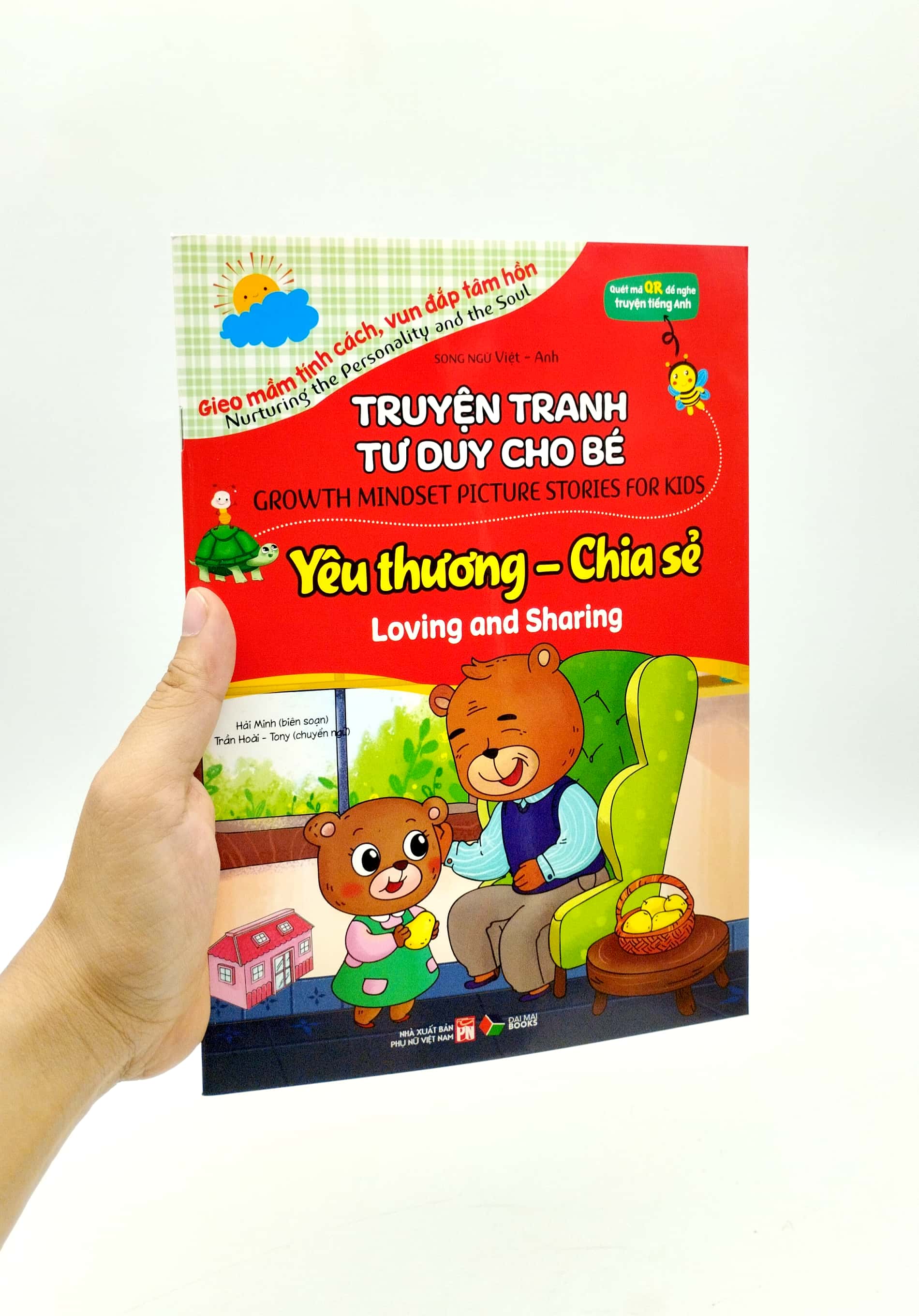 truyện tranh tư duy cho bé - song ngữ việt-anh - yêu thương và chia sẻ
