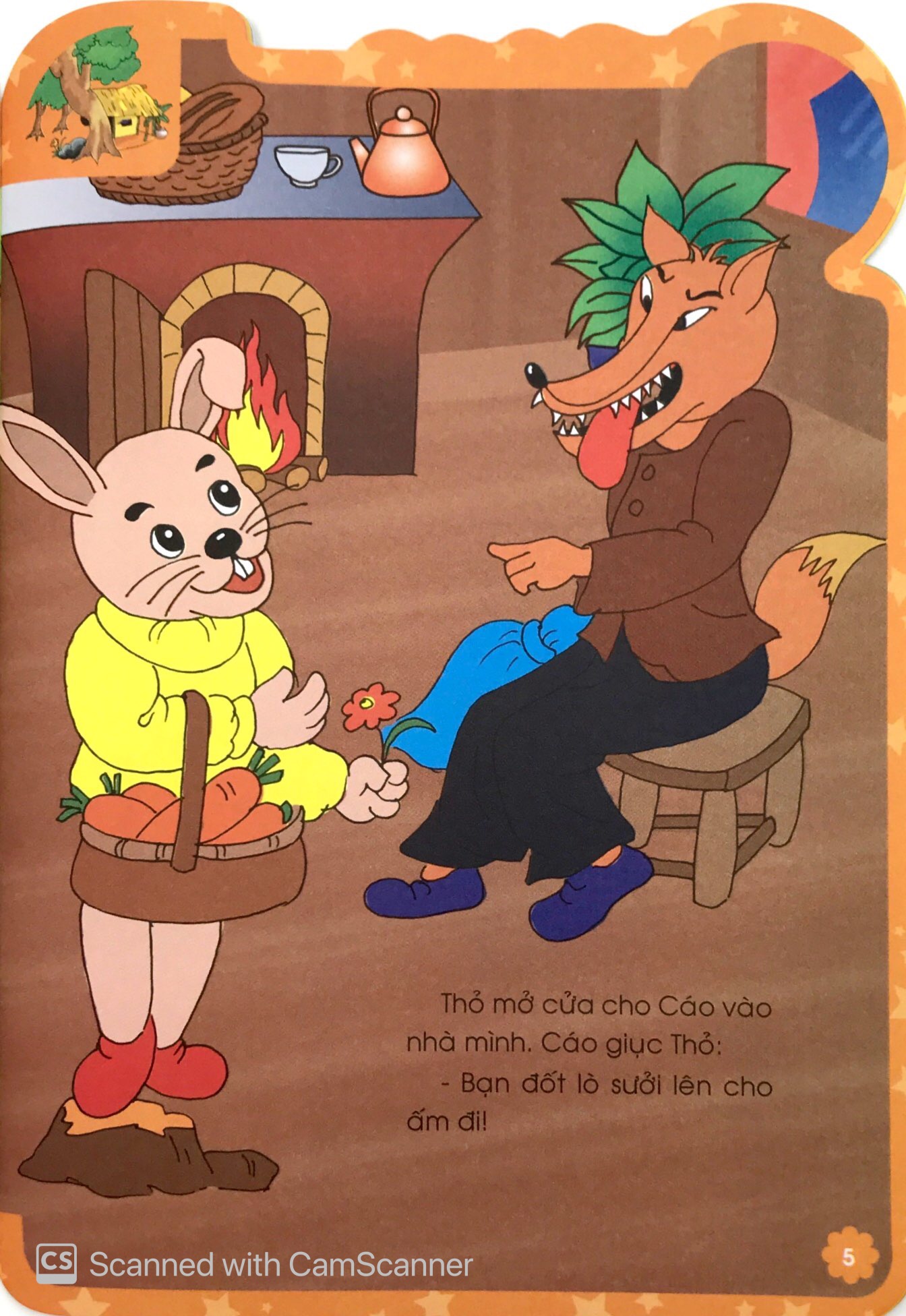 truyện tranh tuổi thần tiên - cáo, thỏ và gà trống