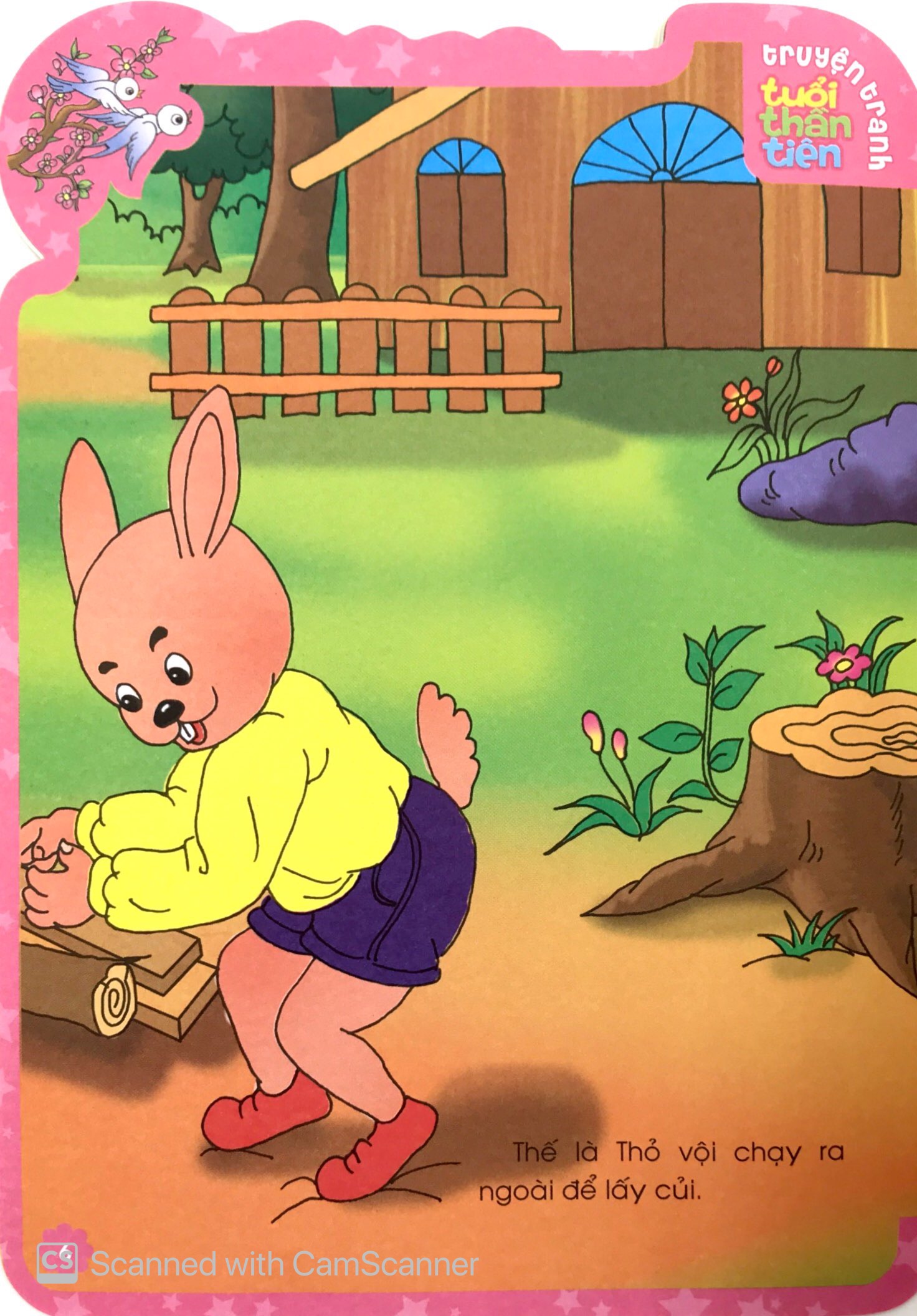 truyện tranh tuổi thần tiên - cáo, thỏ và gà trống