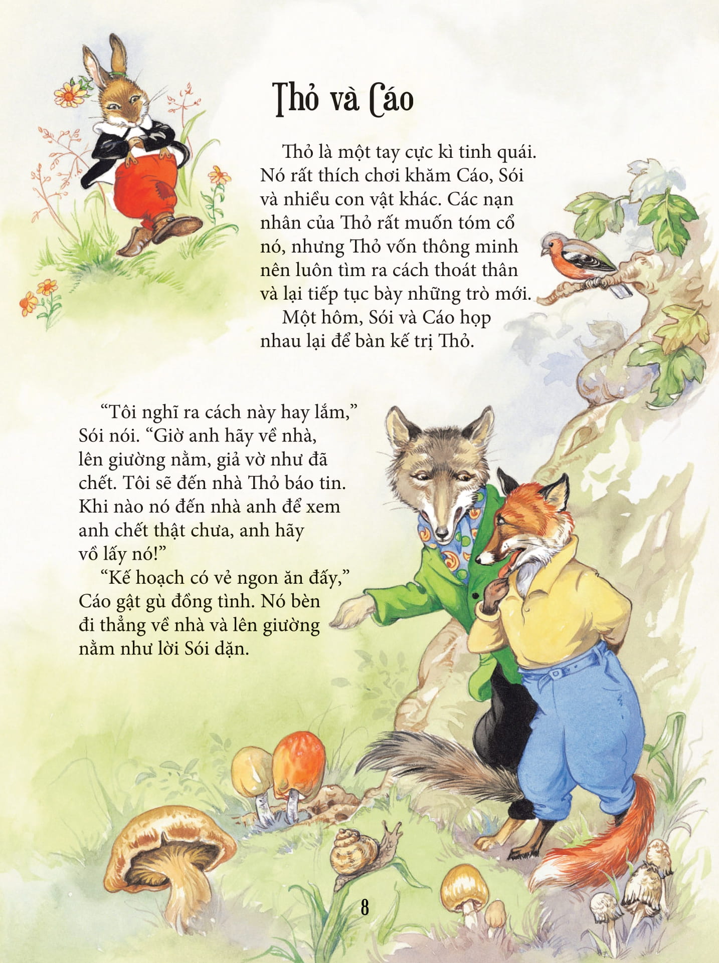 truyện về chú thỏ mưu mẹo - bìa cứng