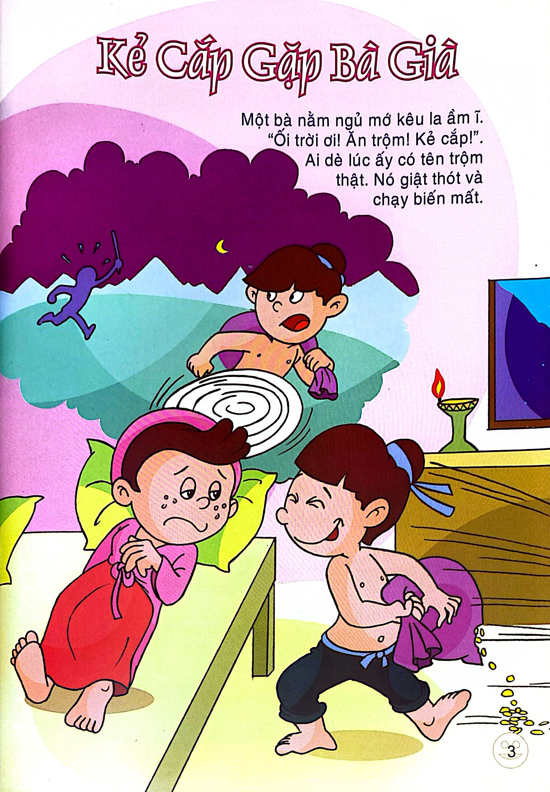 Truyện Vui Dân Gian- Kẻ Cắp Gặp Bà Già