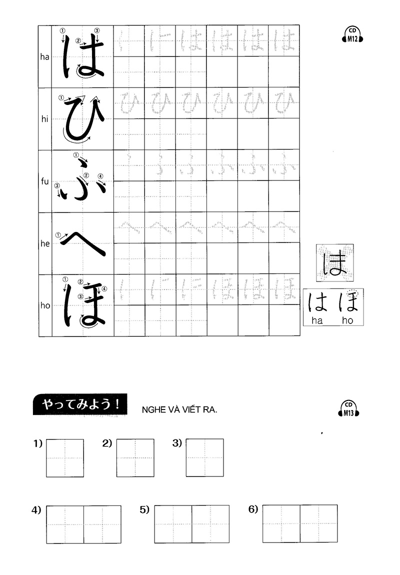 try start - các loại chữ trong tiếng nhật và hội thoại đơn giản