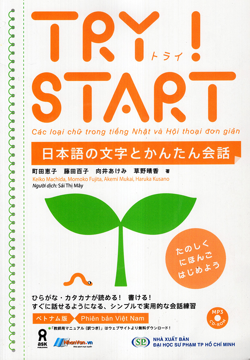 try start - các loại chữ trong tiếng nhật và hội thoại đơn giản