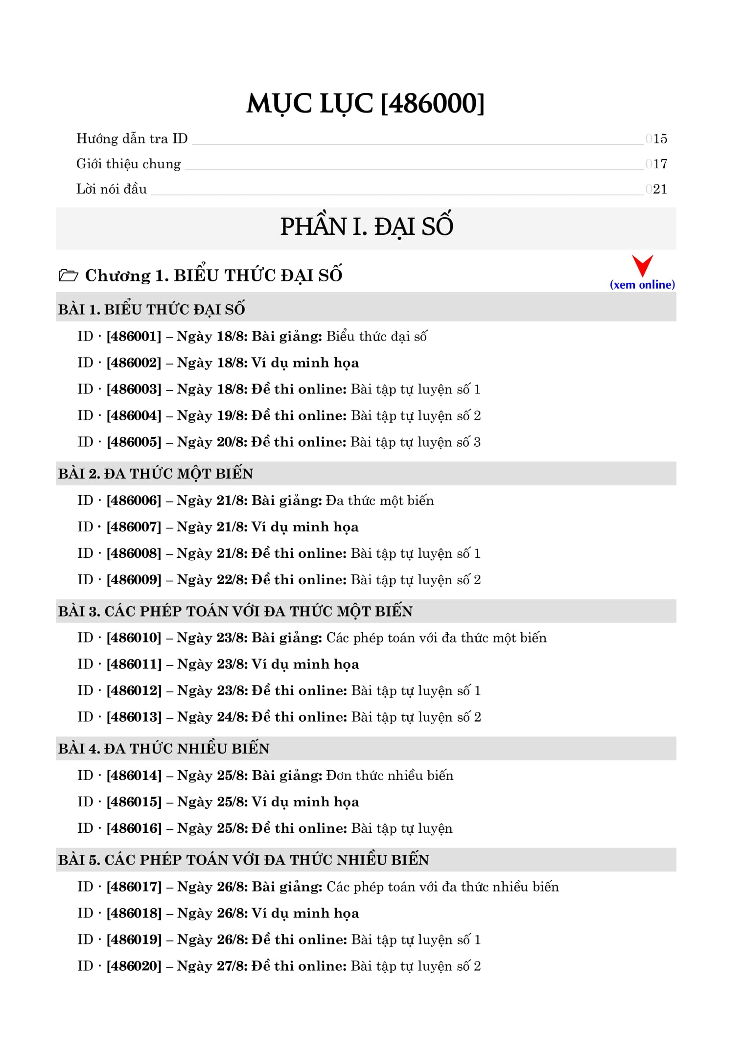 TSA - Luyện Thi Đánh Giá Tư Duy Đại Học Bách Khoa Hà Nội - Tổng Ôn Tư Duy Toán Học - Tập 1