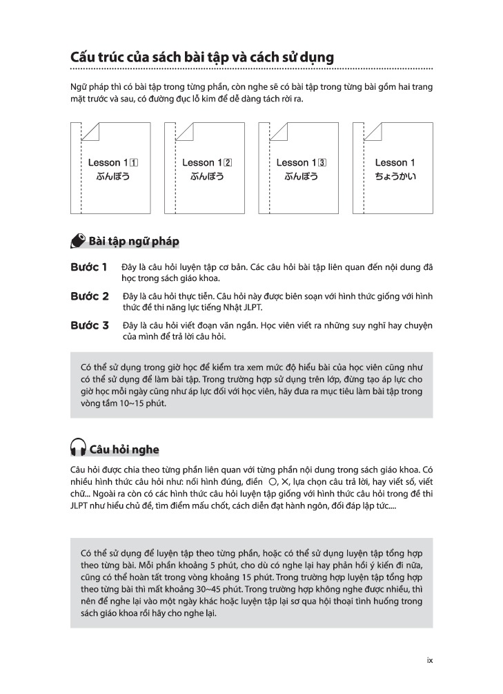 tsunagu nihongo - tiếng nhật kết nối - sơ cấp 1 - sách bài tập