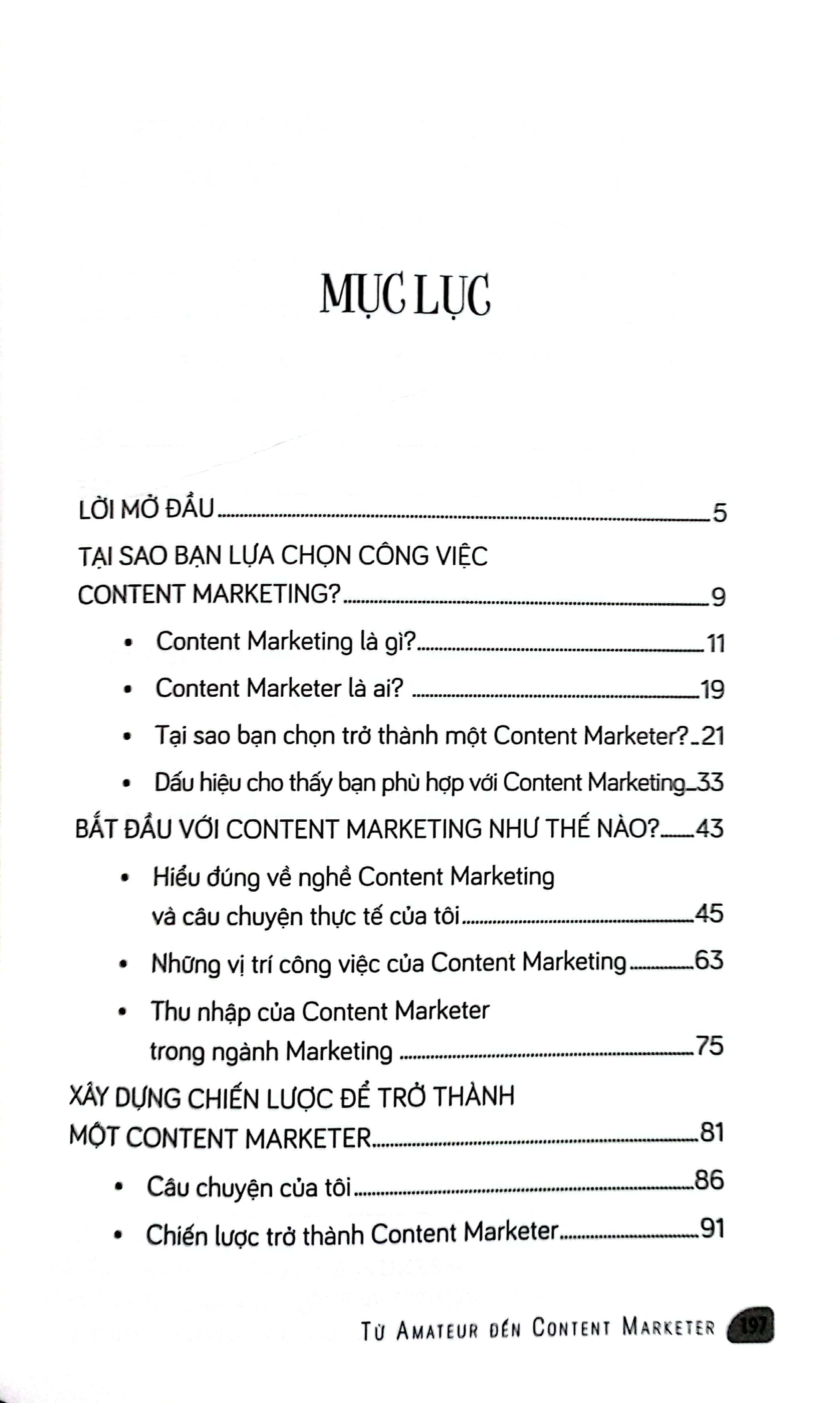 từ amateur đến content marketer