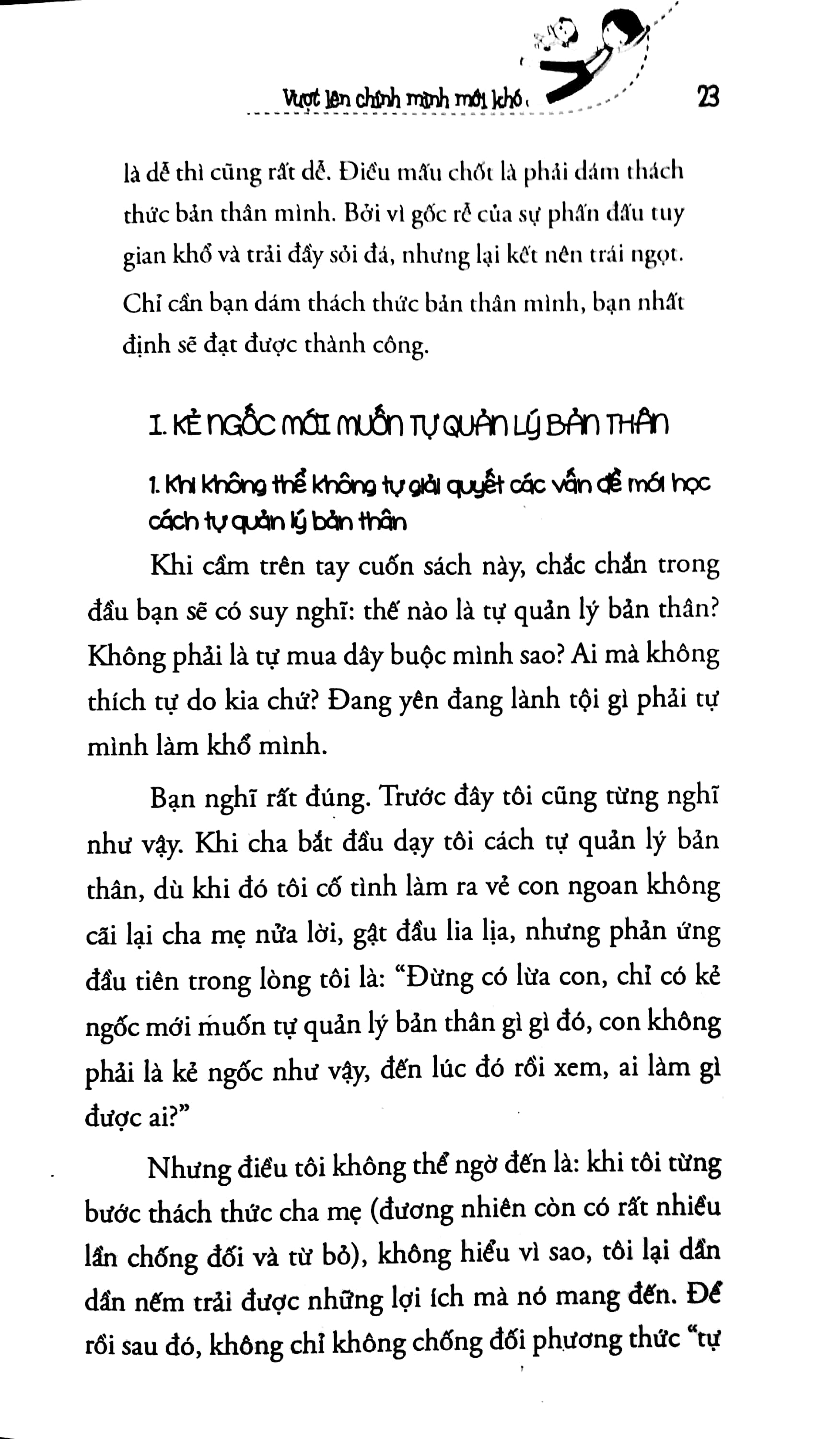 từ bỏ thì dễ, vượt lên chính mình mới khó (tái bản 2023)