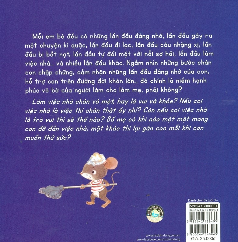 từ bước chân chập chững - lần đầu làm việc nhà