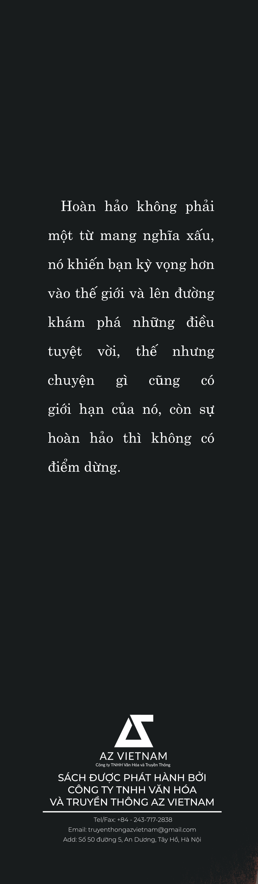 tự chủ cảm xúc, làm chủ tương lai