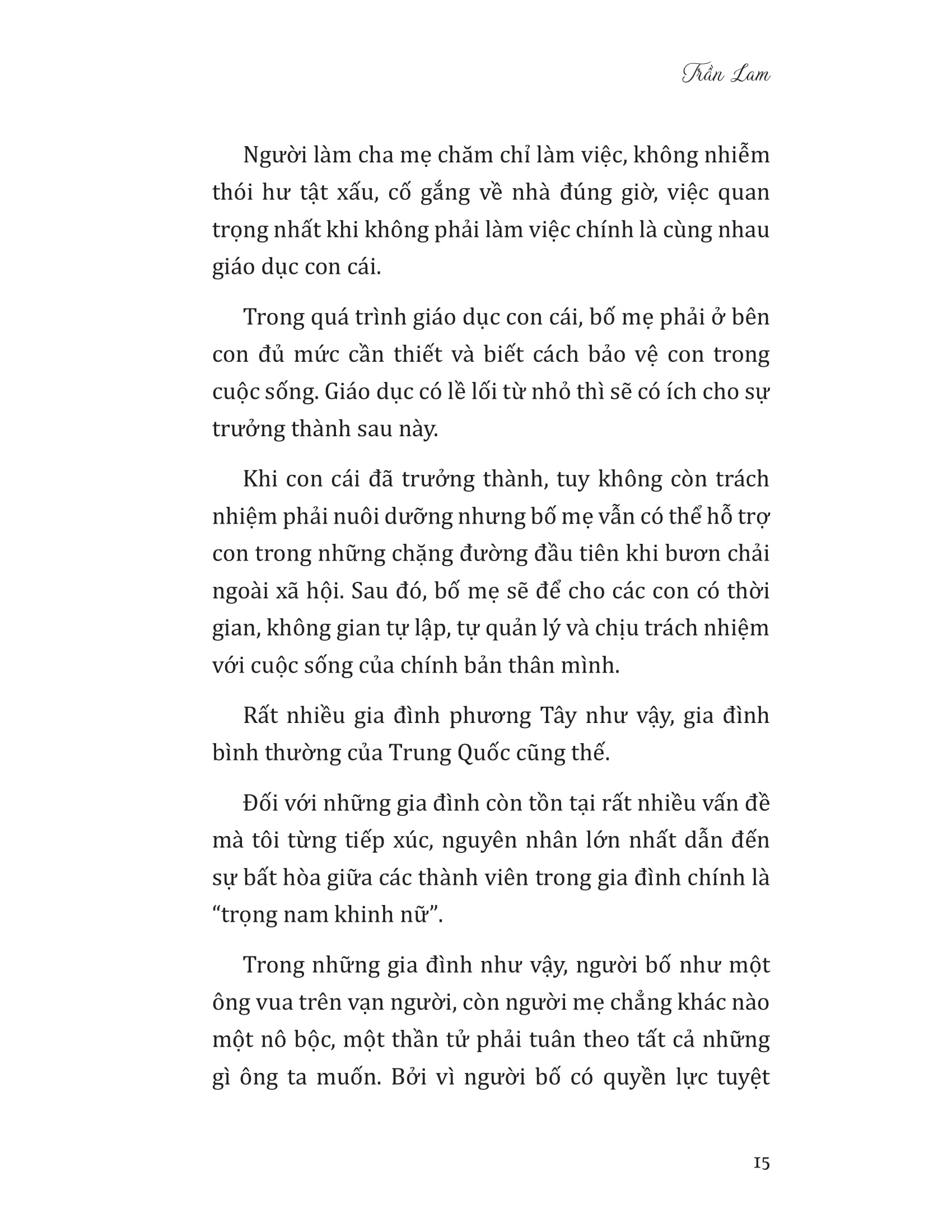 tự chủ hơn quyến rũ hơn