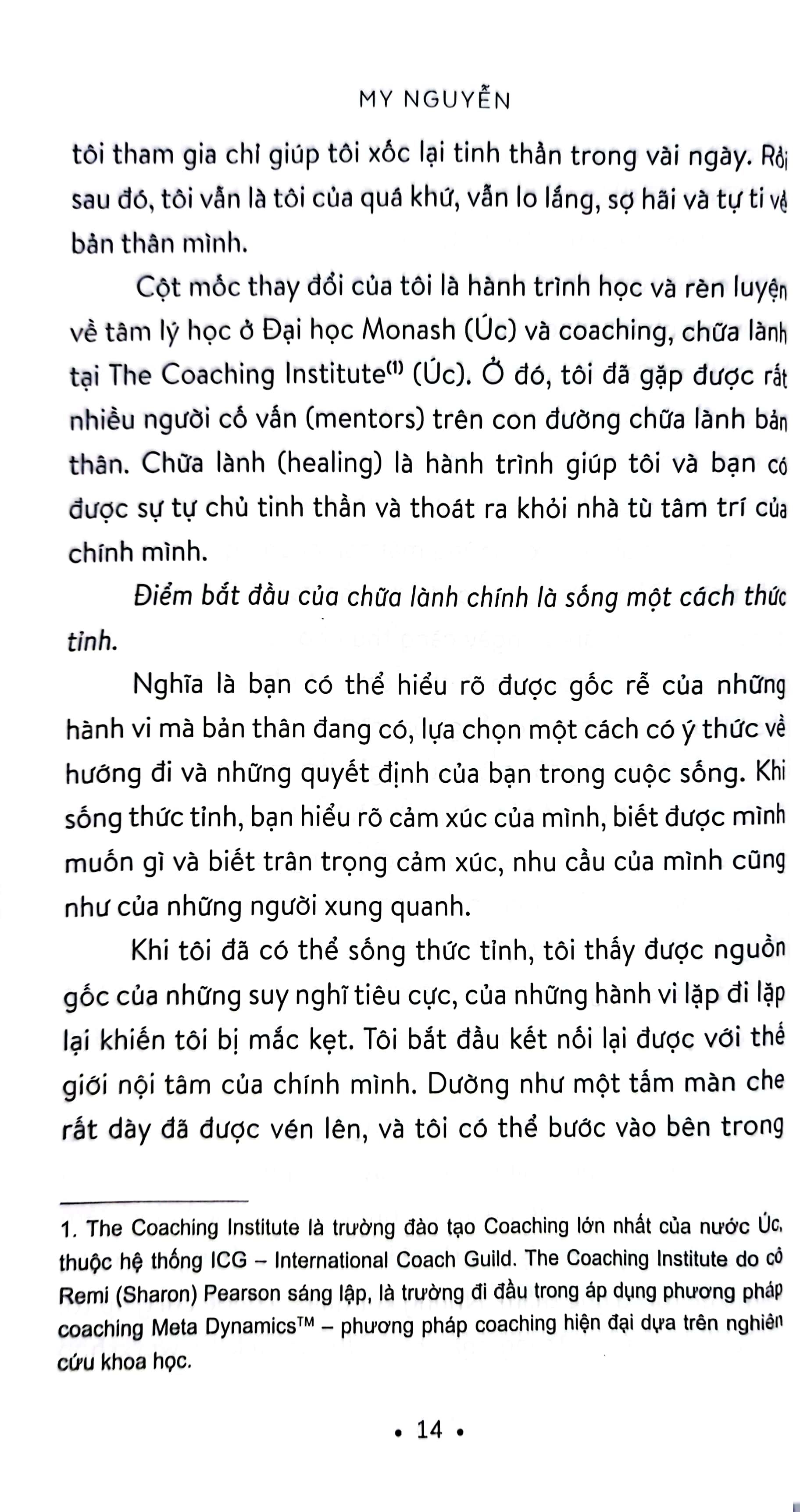 tự chủ tinh thần - sống thức tỉnh để chữa lành tổn thương tâm lý
