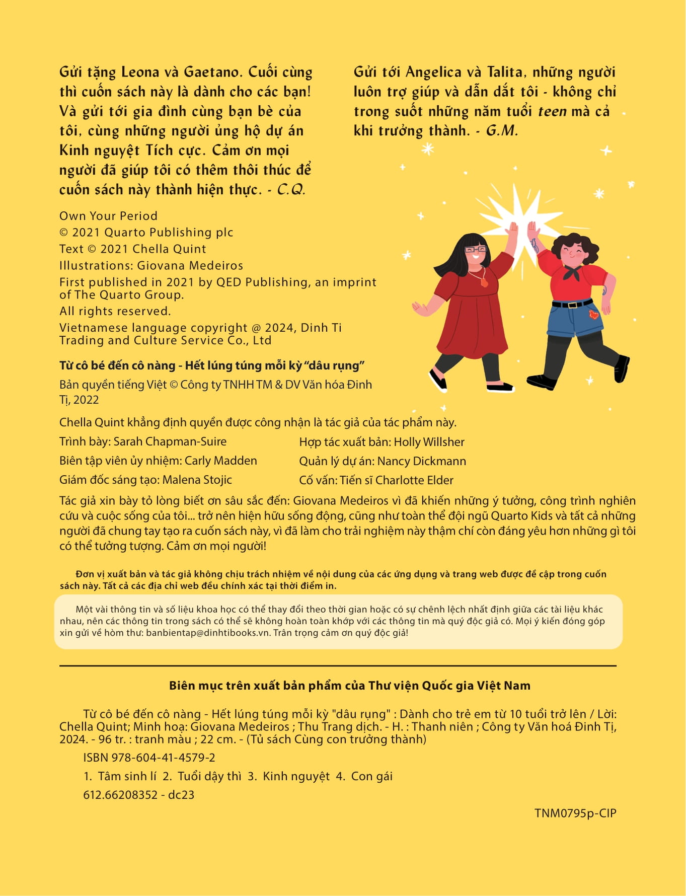 từ cô bé đến cô nàng - hết lúng túng mỗi kỳ “dâu rụng”