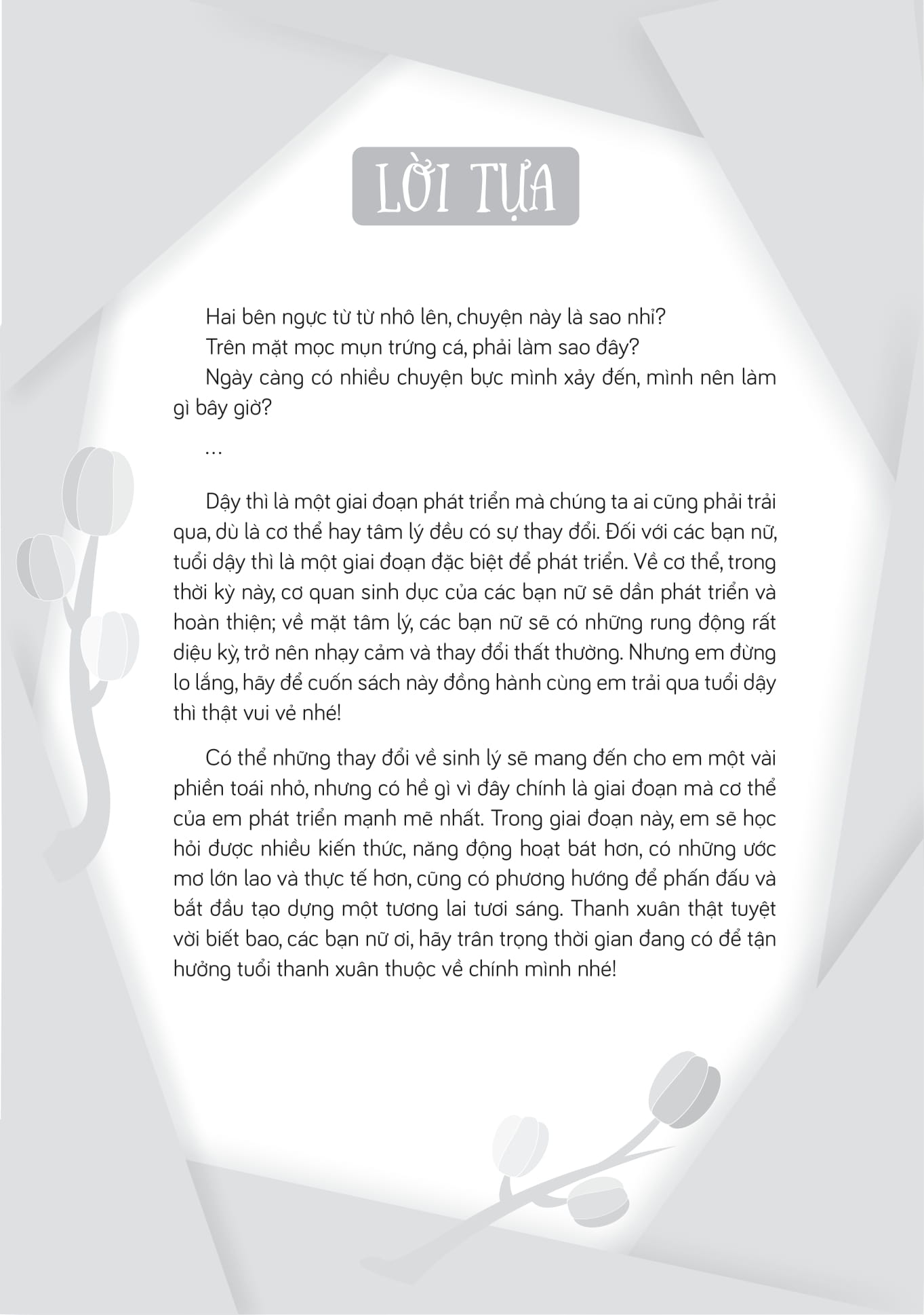 từ cô bé đến cô nàng - tuổi dậy thì và những thay đổi diệu kỳ