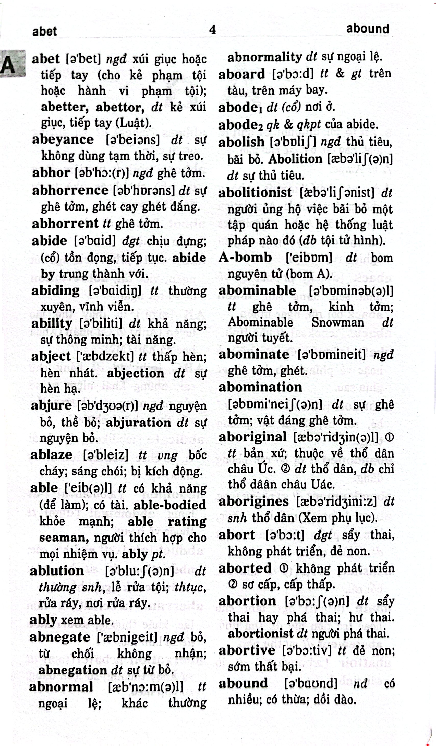 Từ Điển Anh-Việt 125.000 Từ - Bìa Cứng