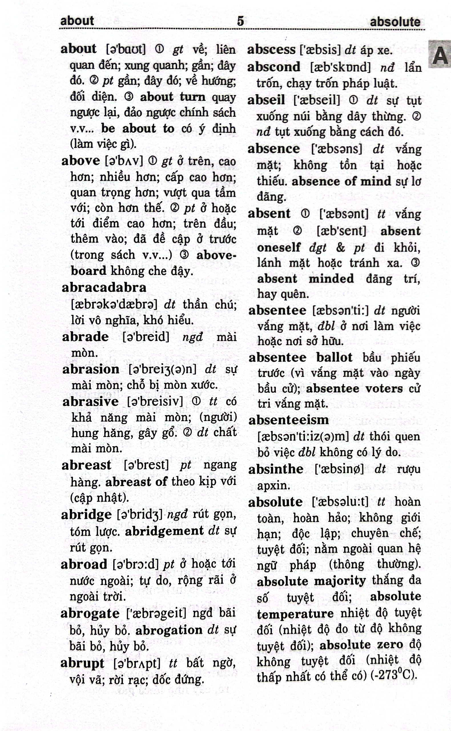 Từ Điển Anh-Việt 125.000 Từ - Bìa Cứng