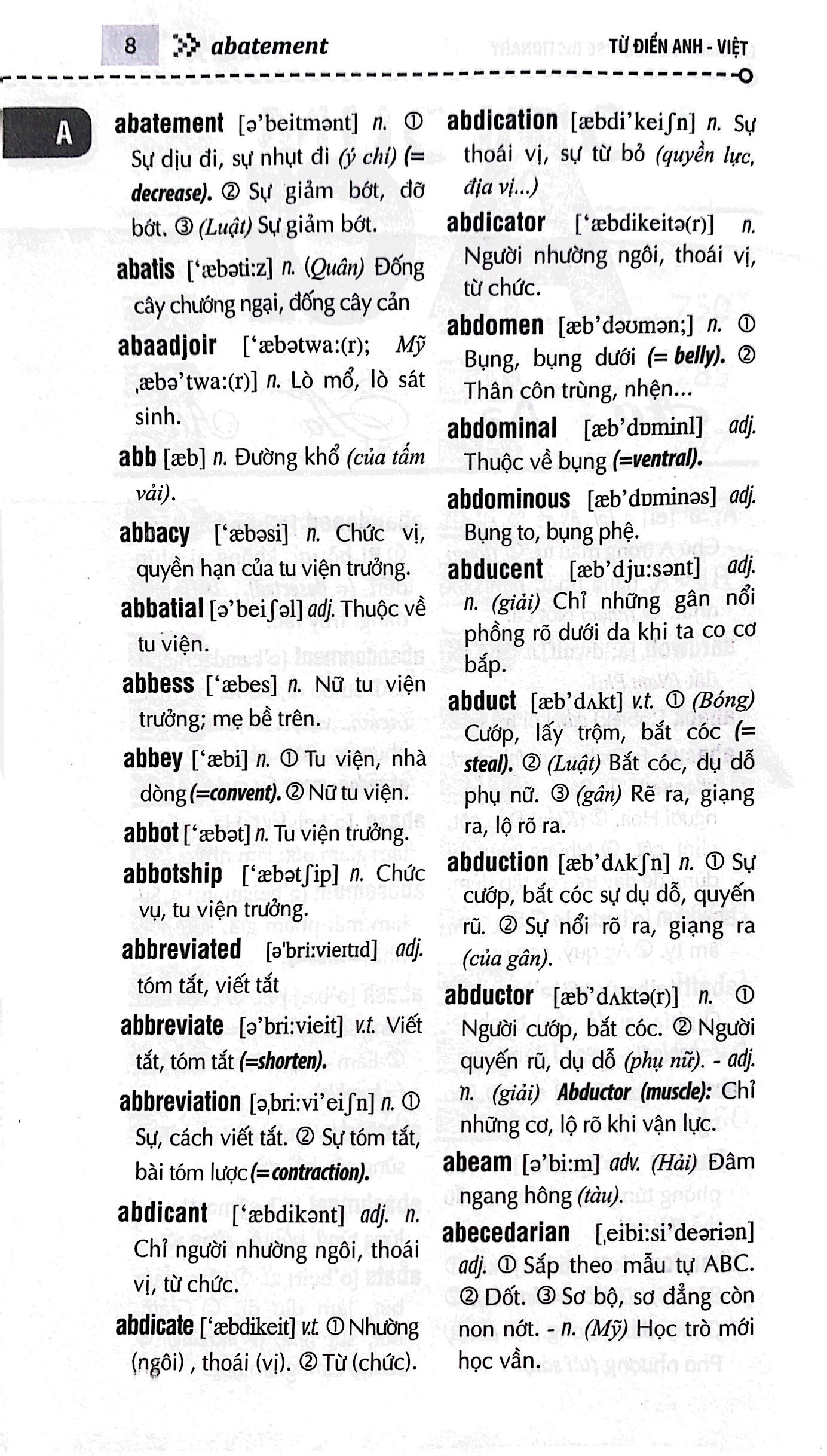 từ điển anh việt 225.000 mục từ & định nghĩa (bìa cứng) (tái bản 2024)