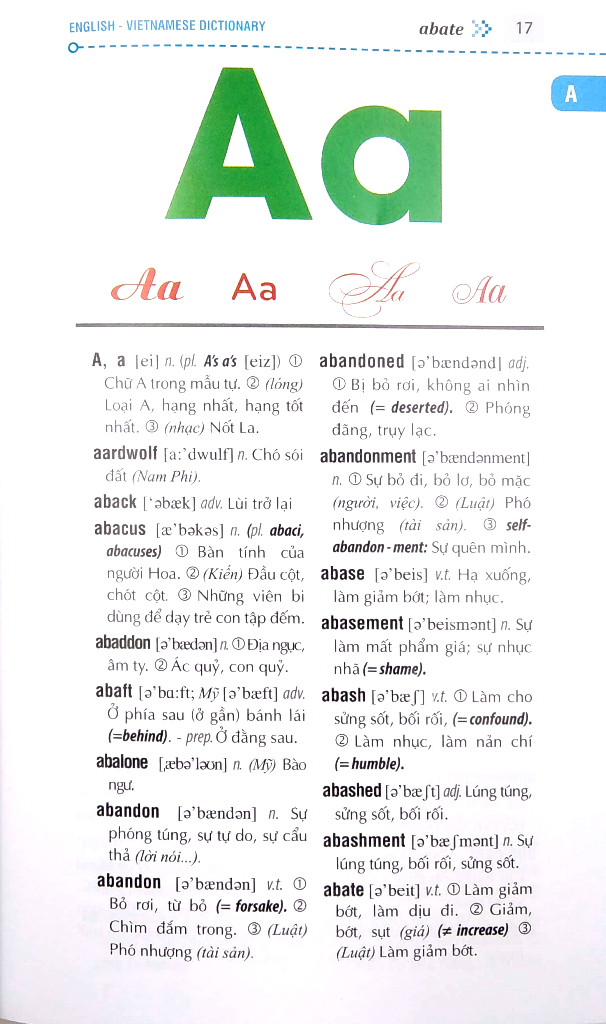 từ điển anh việt 300000 mục từ và định nghĩa (tái bản) - bìa cứng