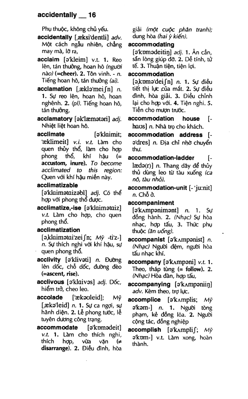 từ điển anh - việt 340.000 mục từ và định nghĩa (tái bản 2022) (bìa cứng)