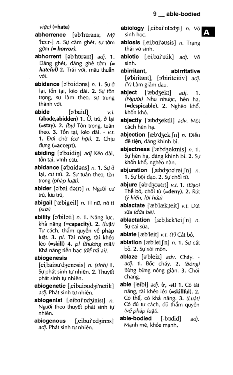 từ điển anh - việt 340.000 mục từ và định nghĩa (tái bản 2022) (bìa cứng)