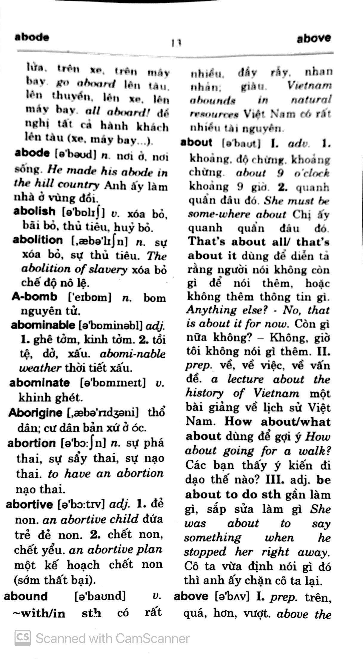 Tu Dien Anh - Viet Danh Cho Hoc Sinh