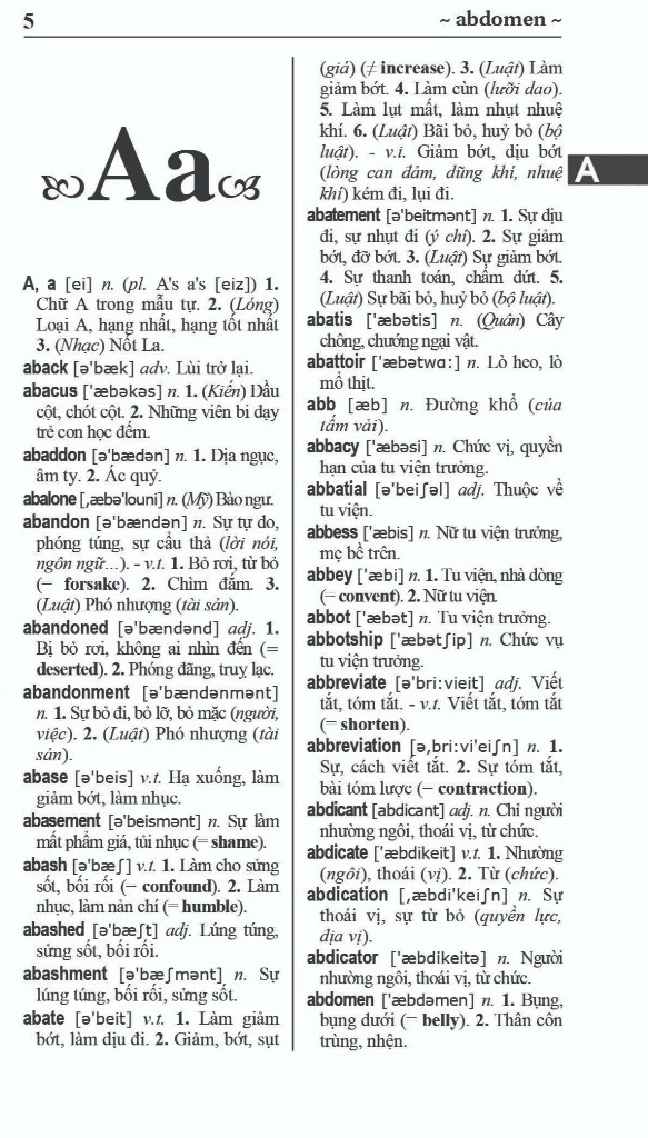 Từ Điển Anh-Việt - English-Vietnamese Dictionary - 100000 Từ