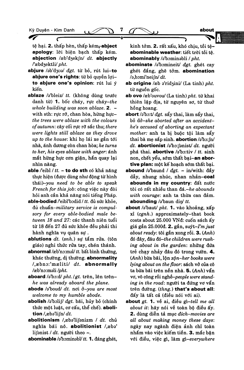 từ điển anh - việt (english - vietnamese dictionary)