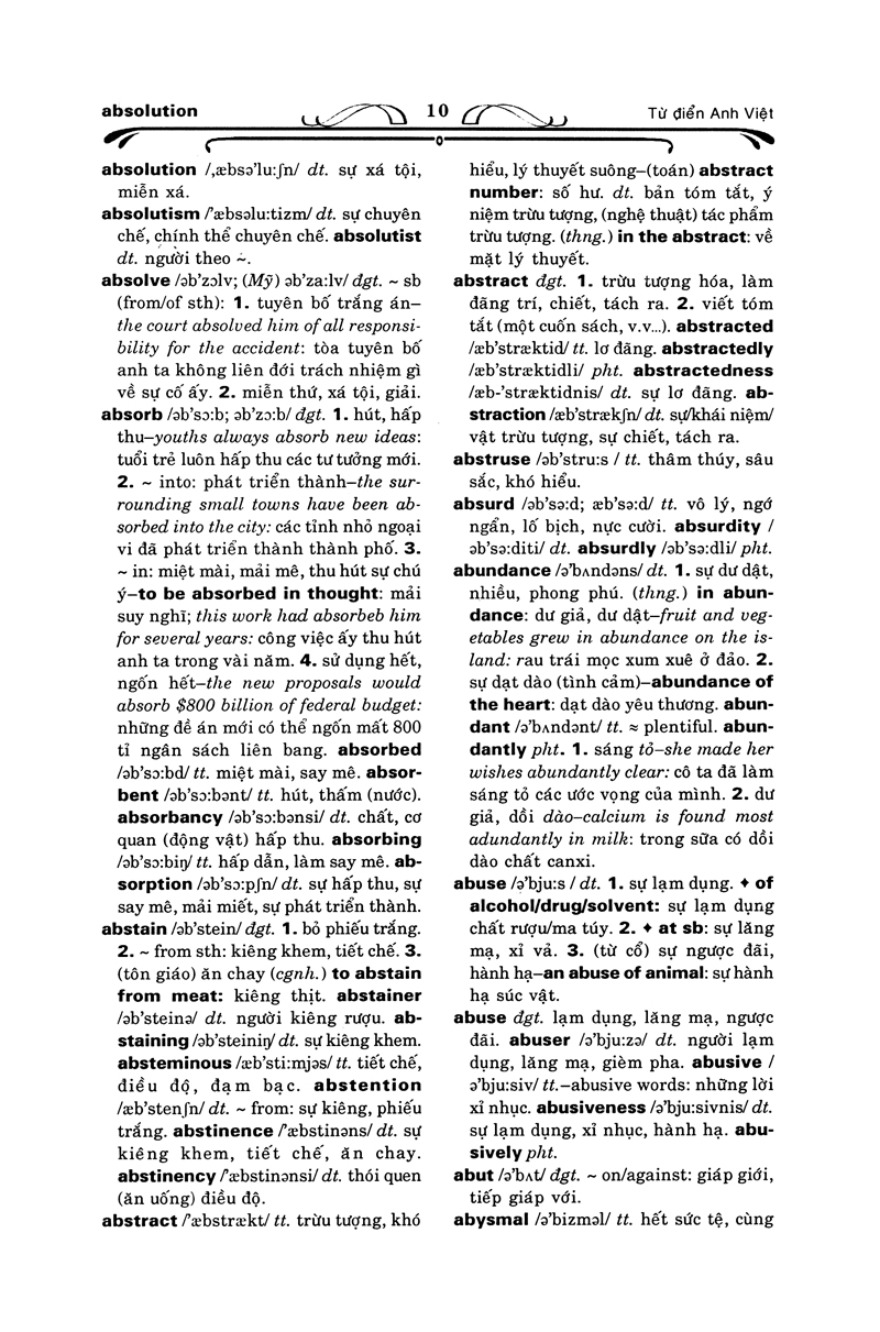 từ điển anh - việt (english - vietnamese dictionary)