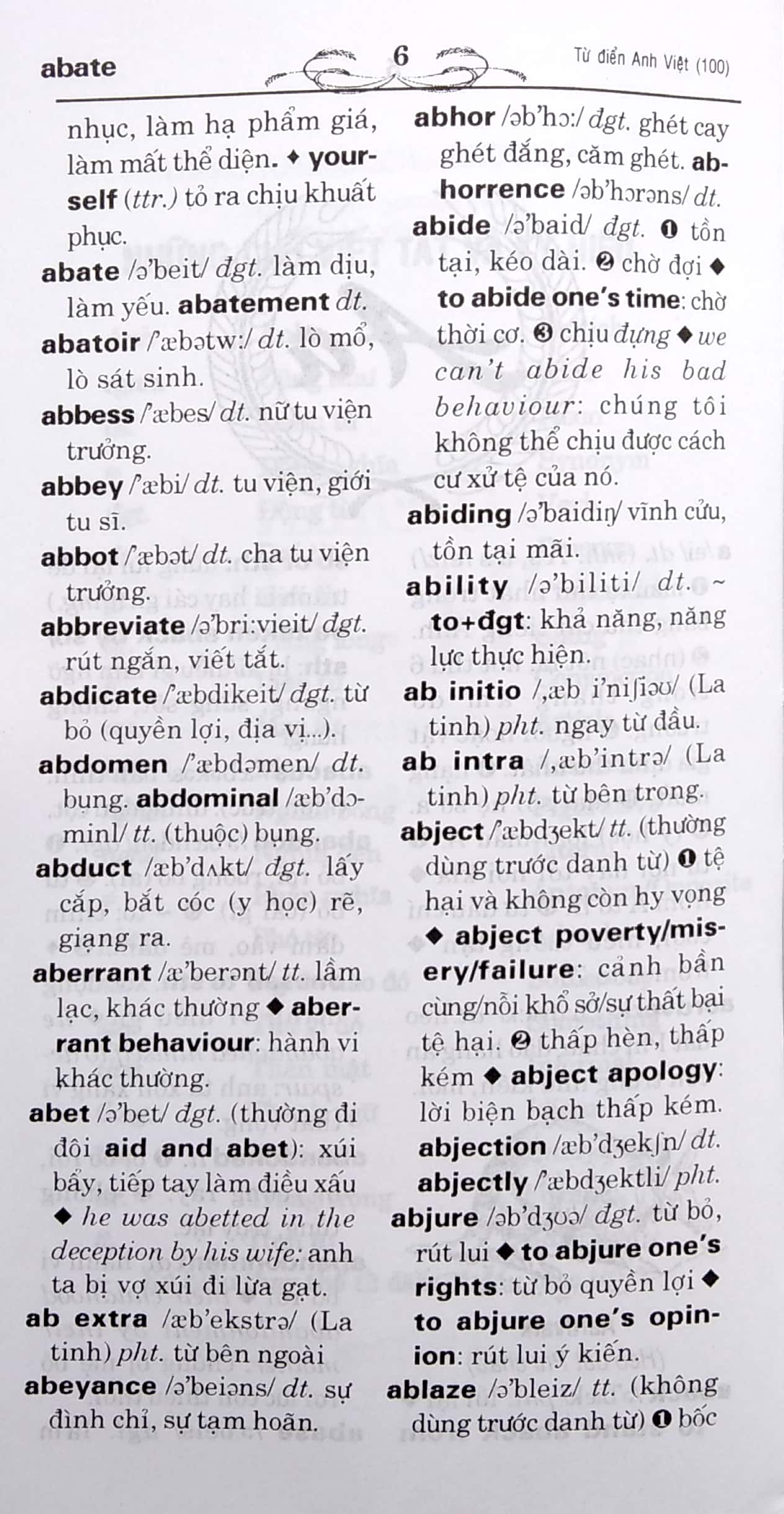 từ điển anh - việt (khoảng 100.000 từ)