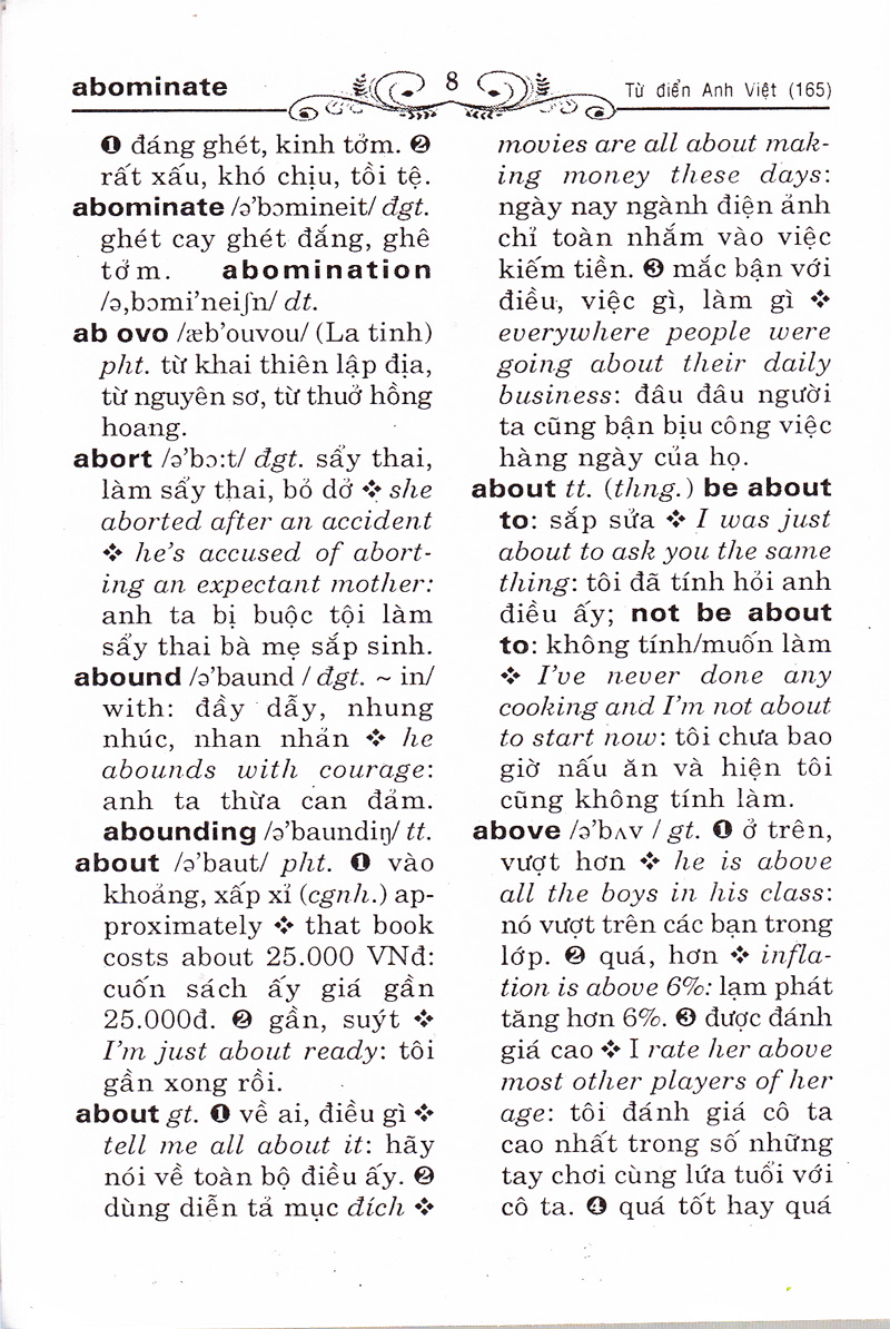 từ điển anh - việt (khoảng 165.000 từ)