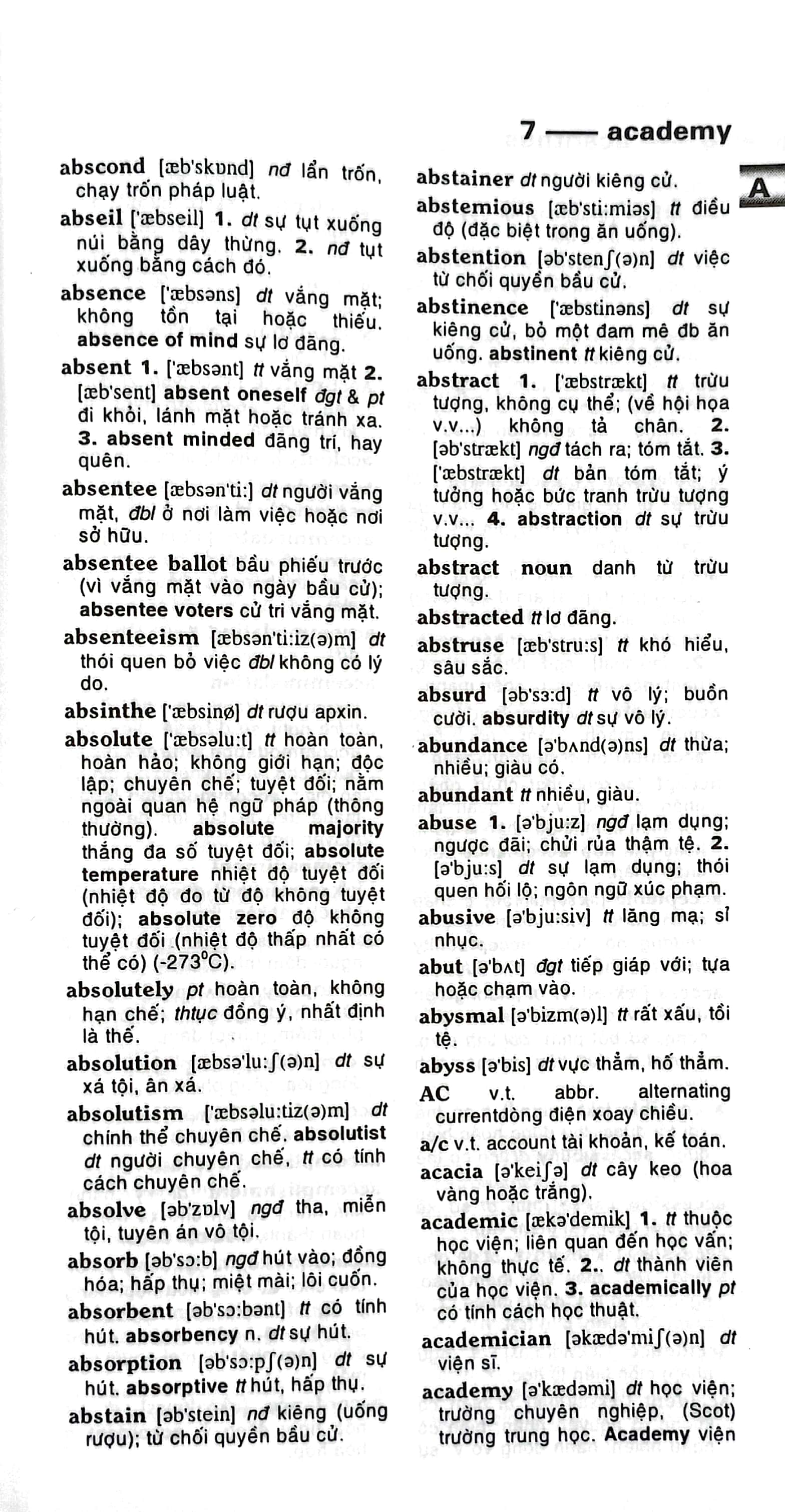 từ điển anh-việt (khoảng 301.000 từ)